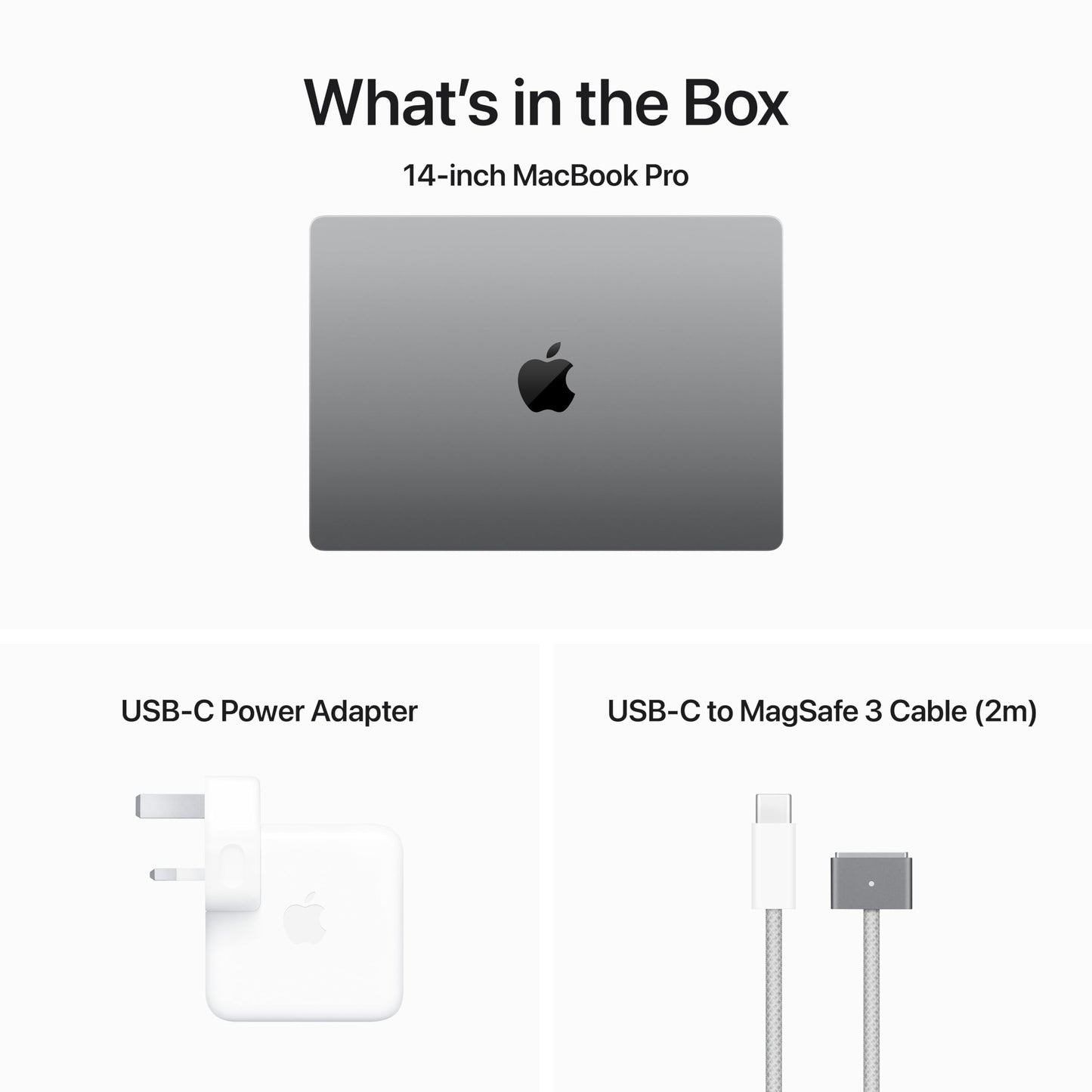 Apple 2023 MacBook Pro (14-inch, Apple M3 chip with 8‑core CPU and 10‑core GPU, 16GB Unified Memory, 1TB) - Space Grey