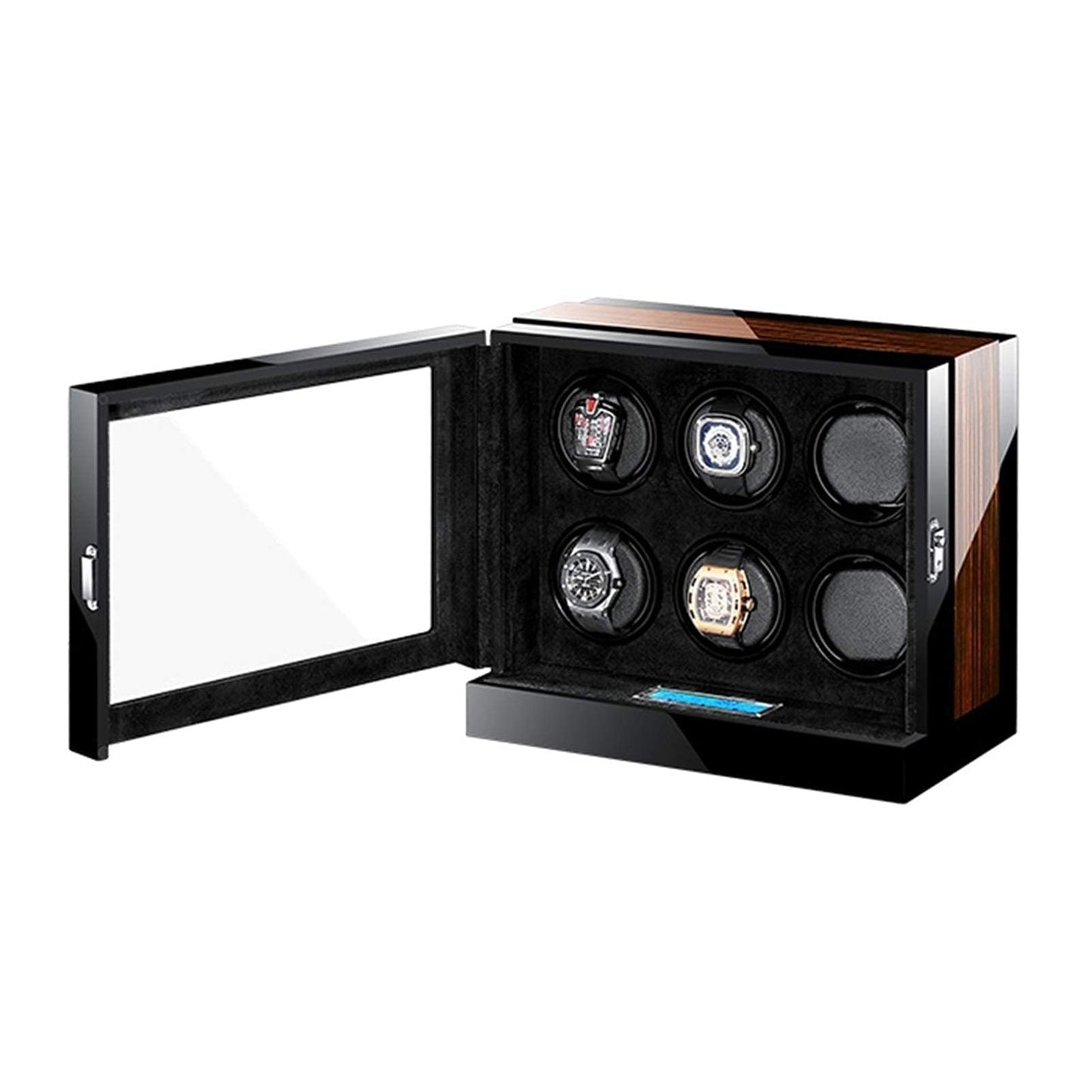 Automatic Watch Winder Box LCD Touchscreen with Light Quiet Motor for Watches Display for Men Women Gift Large Capacity