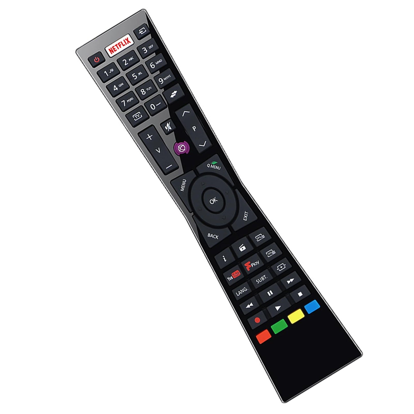 Replacement JVC Remote Control RM-C3231 for JVC Smart 4K LED TV LT-32C670 LT-32C661 LT-32C660 LT-55C860 LT-24C660 LT-32C661 LT-49C770 with Netflix Youtube Button - No Setup Required