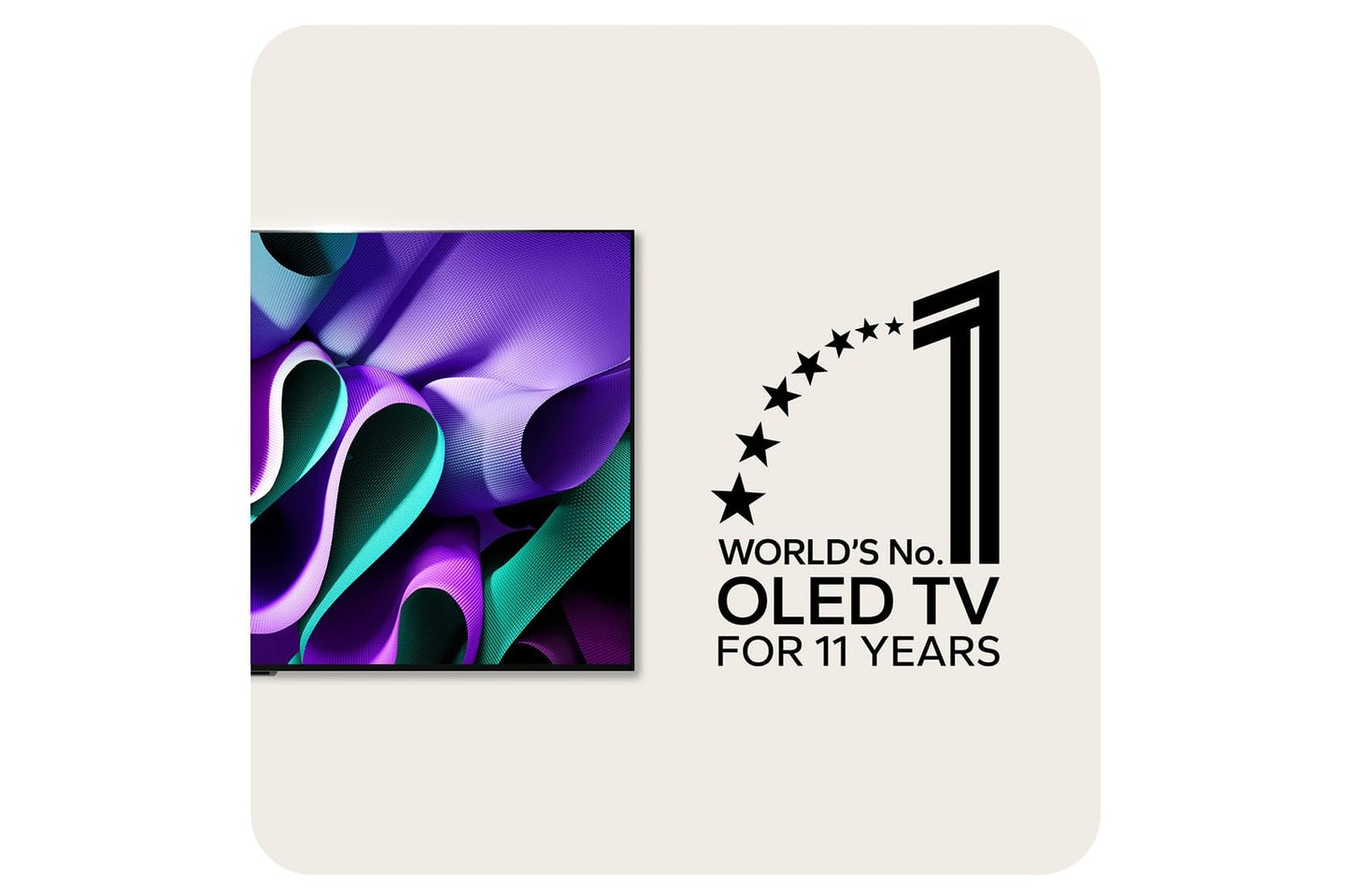 OLED evo 83 inch 4K Smart TV 2024 with Freeview Play/Freesat HD, Dolby Atmos, One Wall Design & Wireless 4K Connectivity, Light Satin Silver