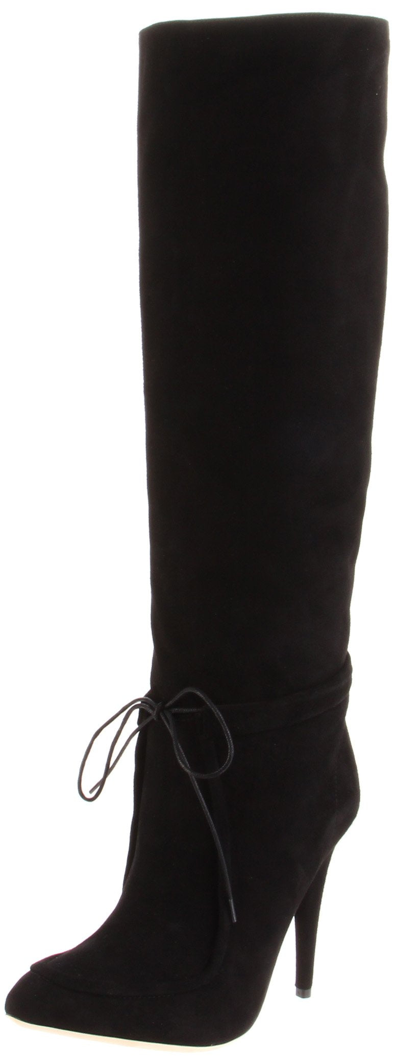 Loeffler Randall Women's Solange Wallaby Knee-High Boot, Black, 4.5 UK