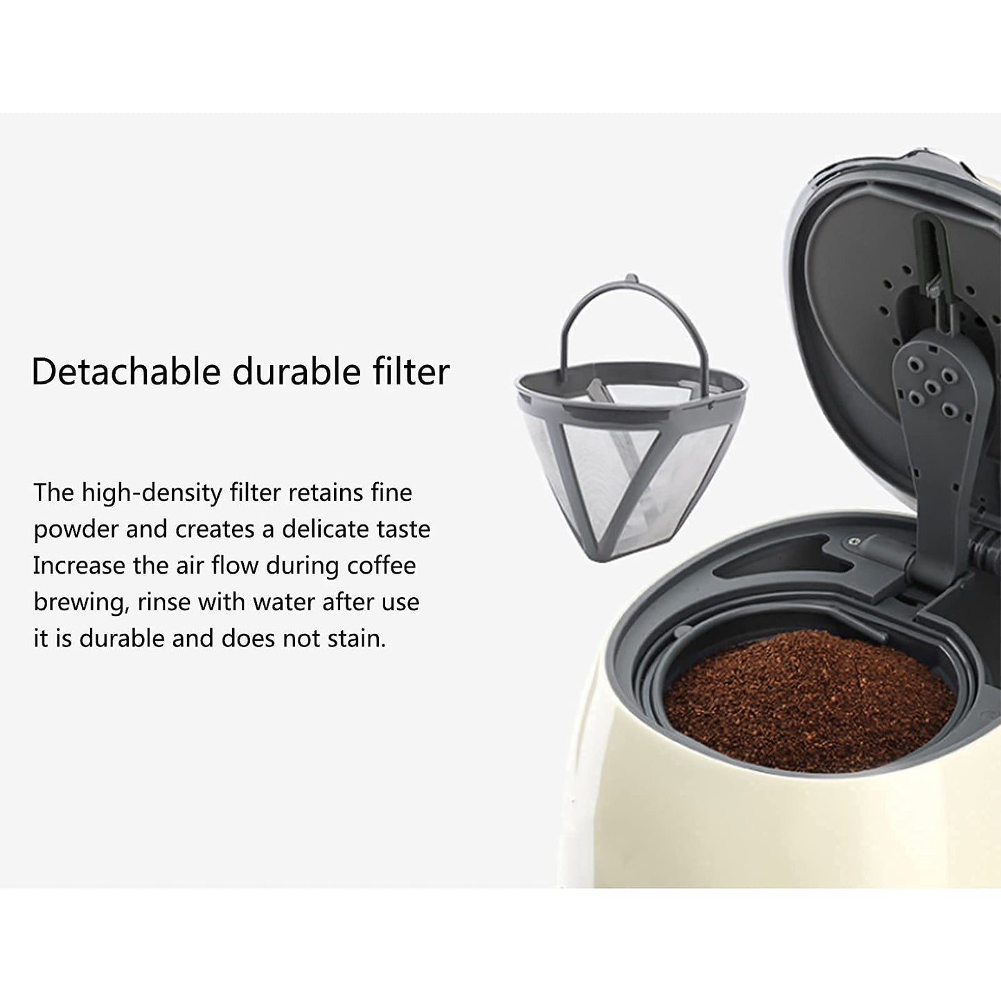 Coffee Machine American Coffee Machine Household Small Drip Coffee Pot Multi-function Insulation Coffee Tea Dual-use Coffee Machine