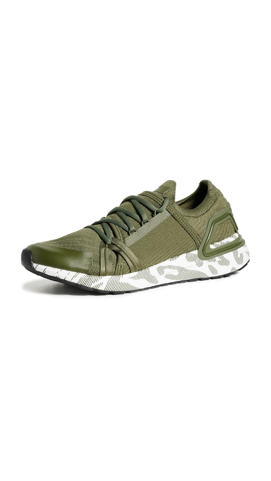 adidas by Stella McCartney Ultraboost 20 Shoes Women's, Trace Khaki, 5.5 UK