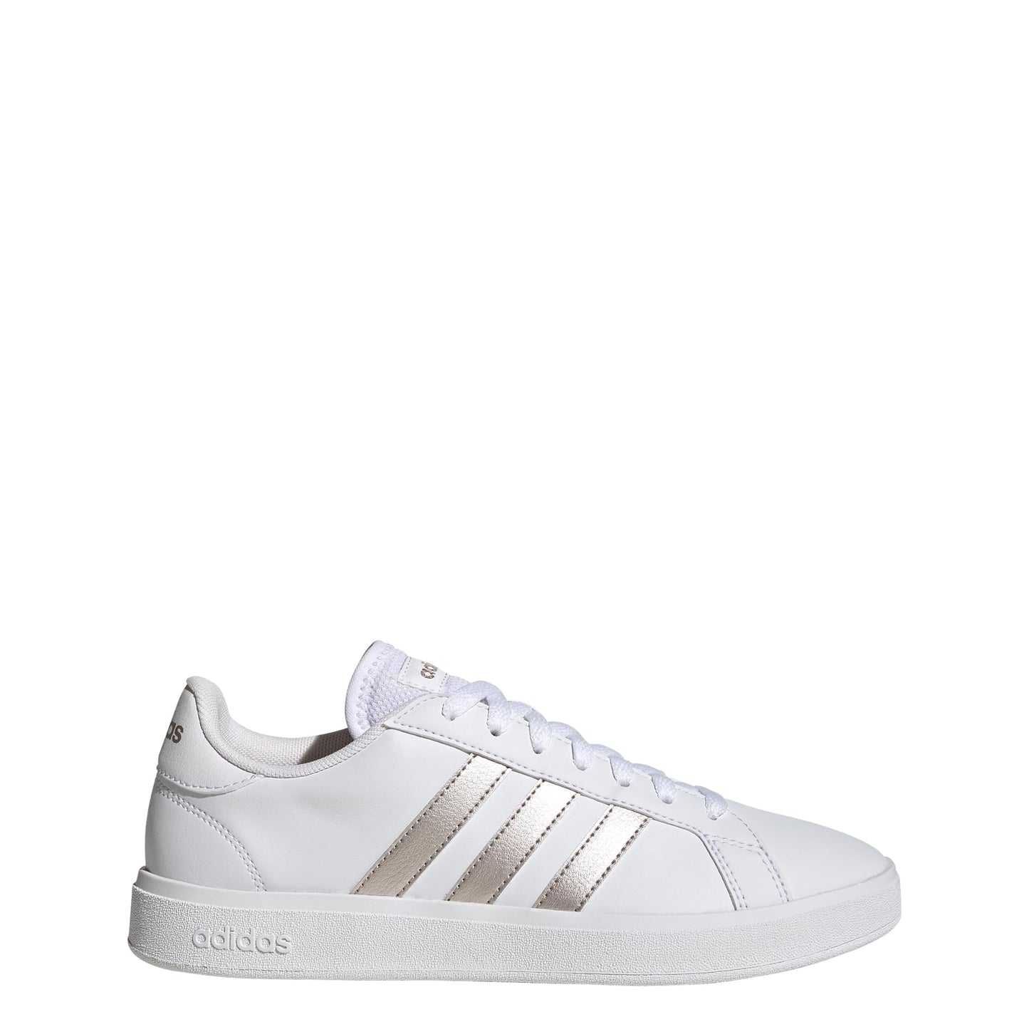 ADIDAS Women's GRAND COURT BASE 2.0 Shoes, Cloud White/Platinum/Cloud White, 6 UK