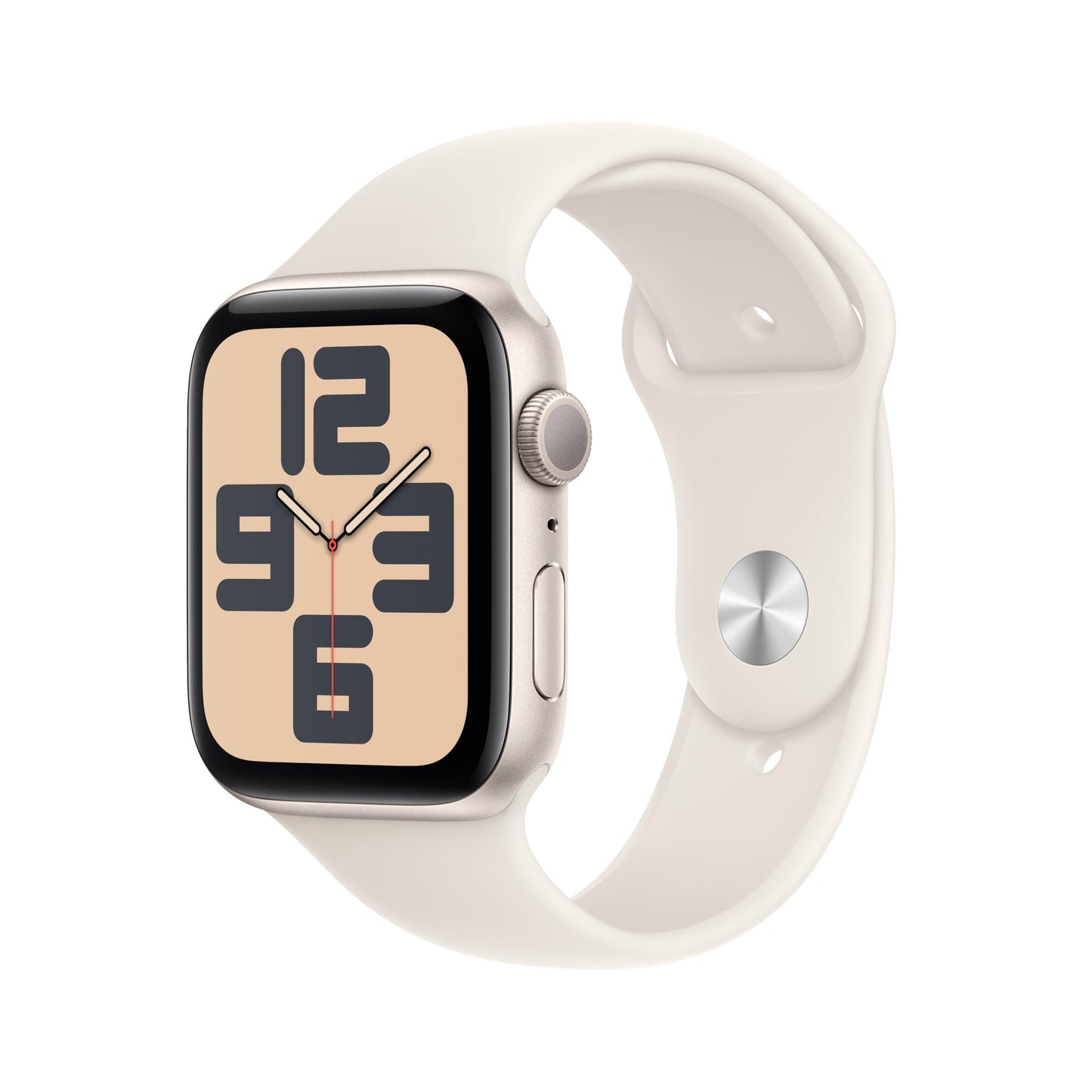 Apple Watch SE (2nd Gen) GPS 40mm Smartwatch with Starlight Aluminium Case with Starlight Sport Band - M/L. Fitness and Sleep Trackers, Crash Detection, Heart Rate Monitor, Retina Display