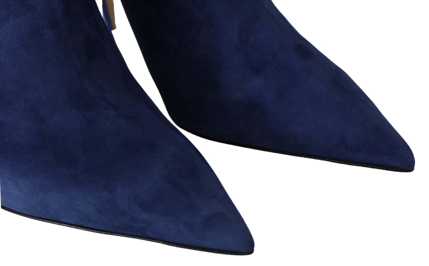 JIMMY CHOO Pop Blue Leather Blaize 100 Boots Shoes, Blue, 9 UK