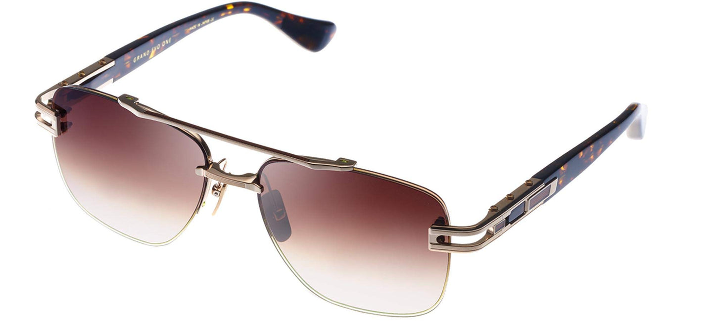 Dita GRAND-EVO ONE WHITE GOLD BROWN/DARK BROWN onesizefitsall unisex Sunglasses