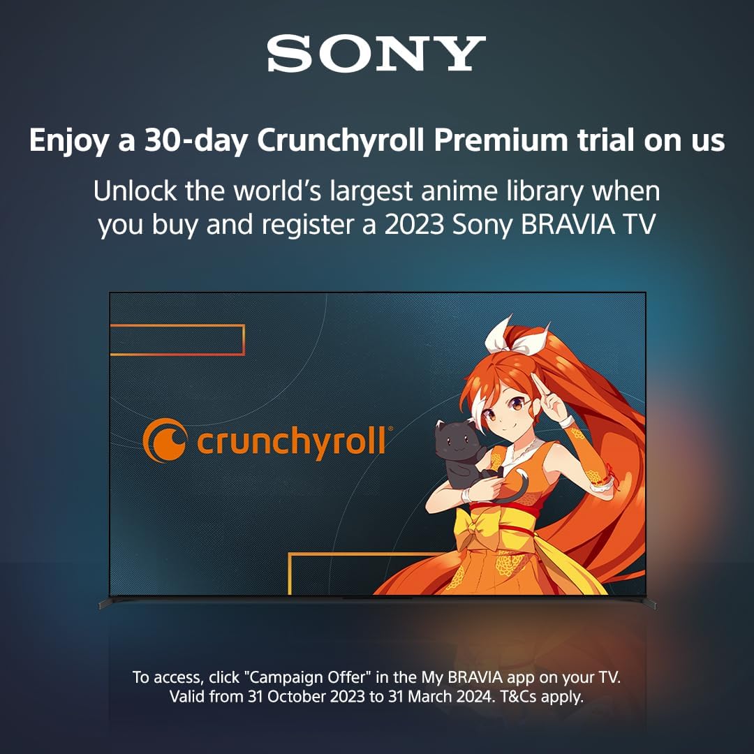 Sony BRAVIA XR, XR-77A95L, 77 Inch, QD-OLED, Smart TV, 4K HDR, Google TV, ECO PACK, BRAVIA CORE, Perfect for PlayStation5, Seamless Edge Design, 5 Year Warranty