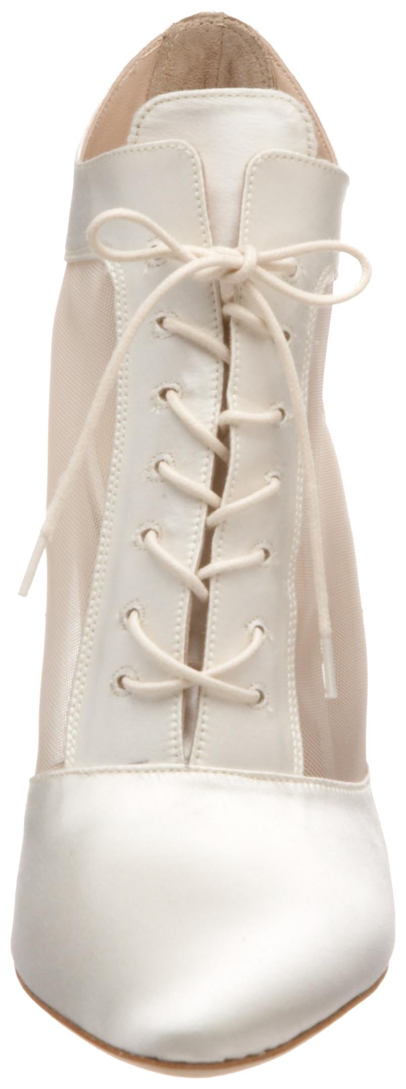 Loeffler Randall Women's Georgia Ankle Boot, White, 6 UK