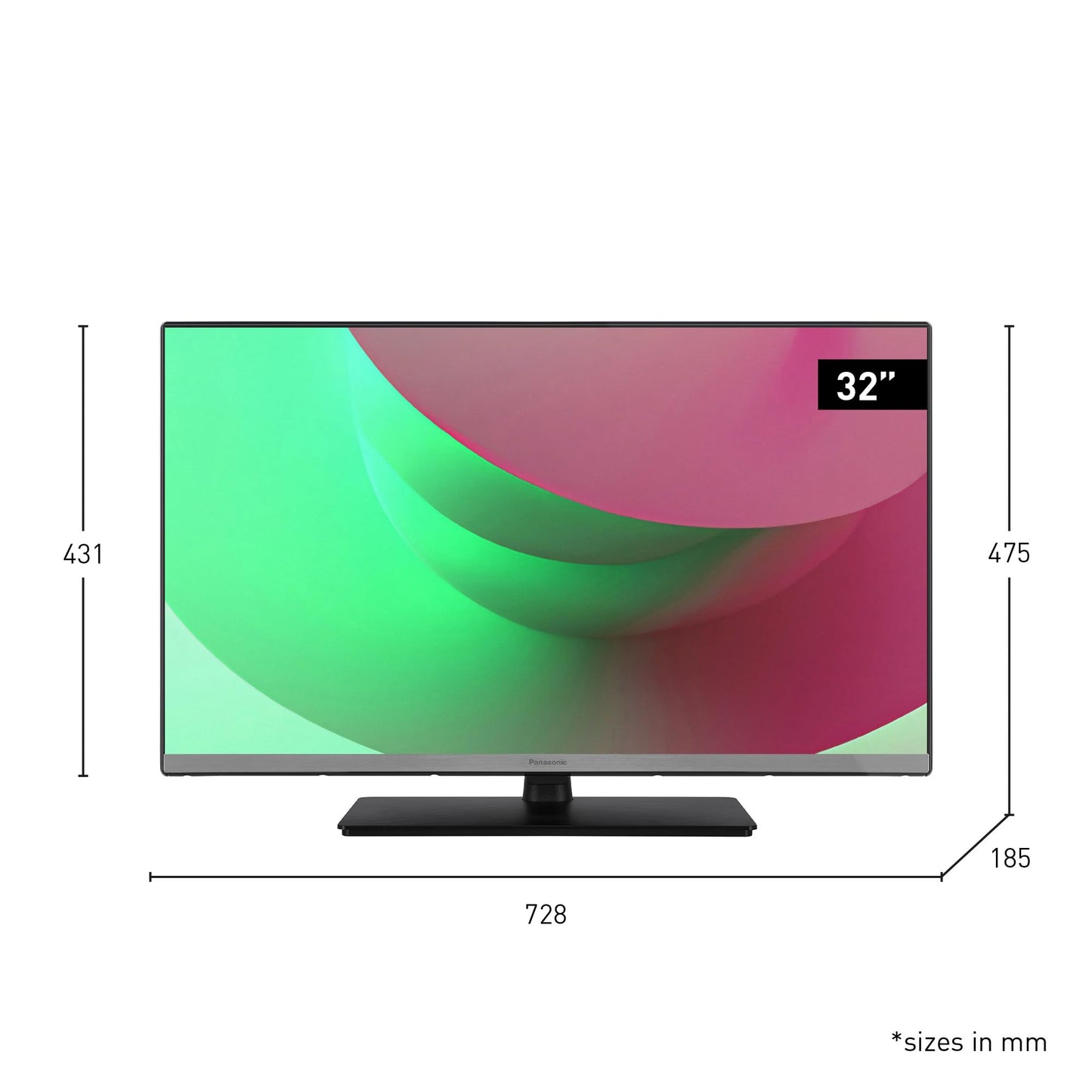 Panasonic TB-32S45AEY, S45 Series 32 inch Full HD LED Smart TV, 2024, TiVo, Google & Alexa Voice Control, Media Player, HDR, HDMI, For An Exceptional Visual Experience