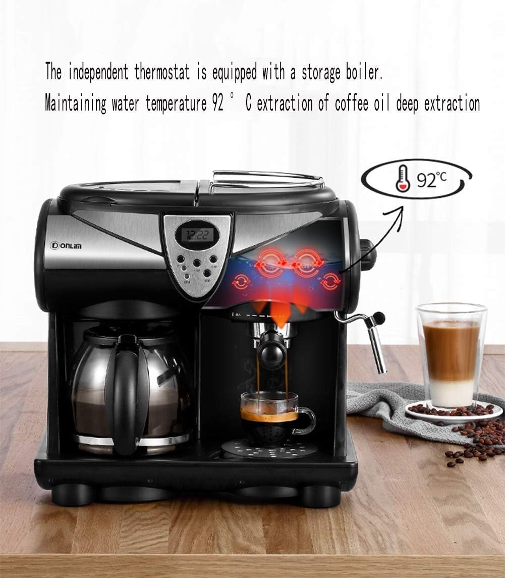 HWSY Fully automatic coffee machine, small fresh grinding, American Italian one machine Interesting