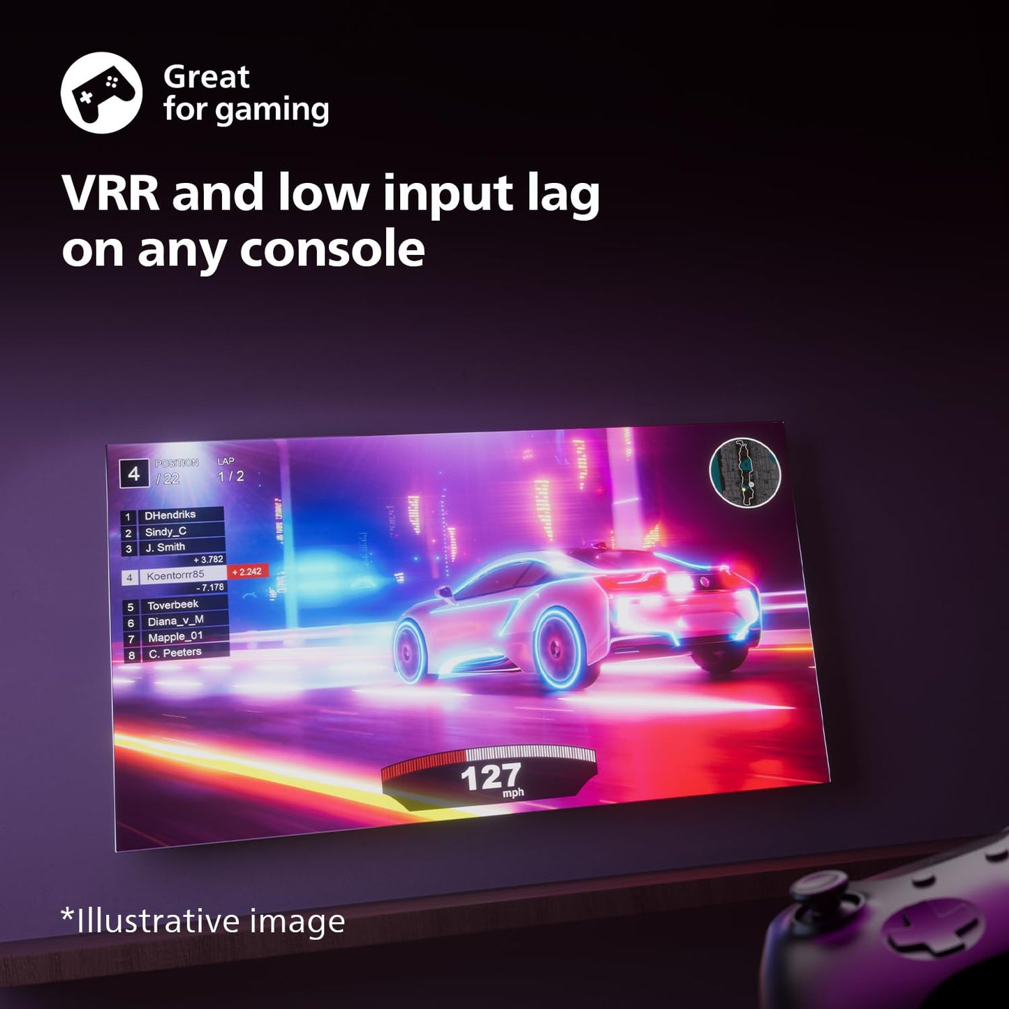 Philips 65PUS7009 4K LED Smart TV - 65 Inch Display with Pixel Precise Ultra HD Titan OS Platform and Dolby Atmos Sound, Works with Alexa and Google Voice Assistant - Black