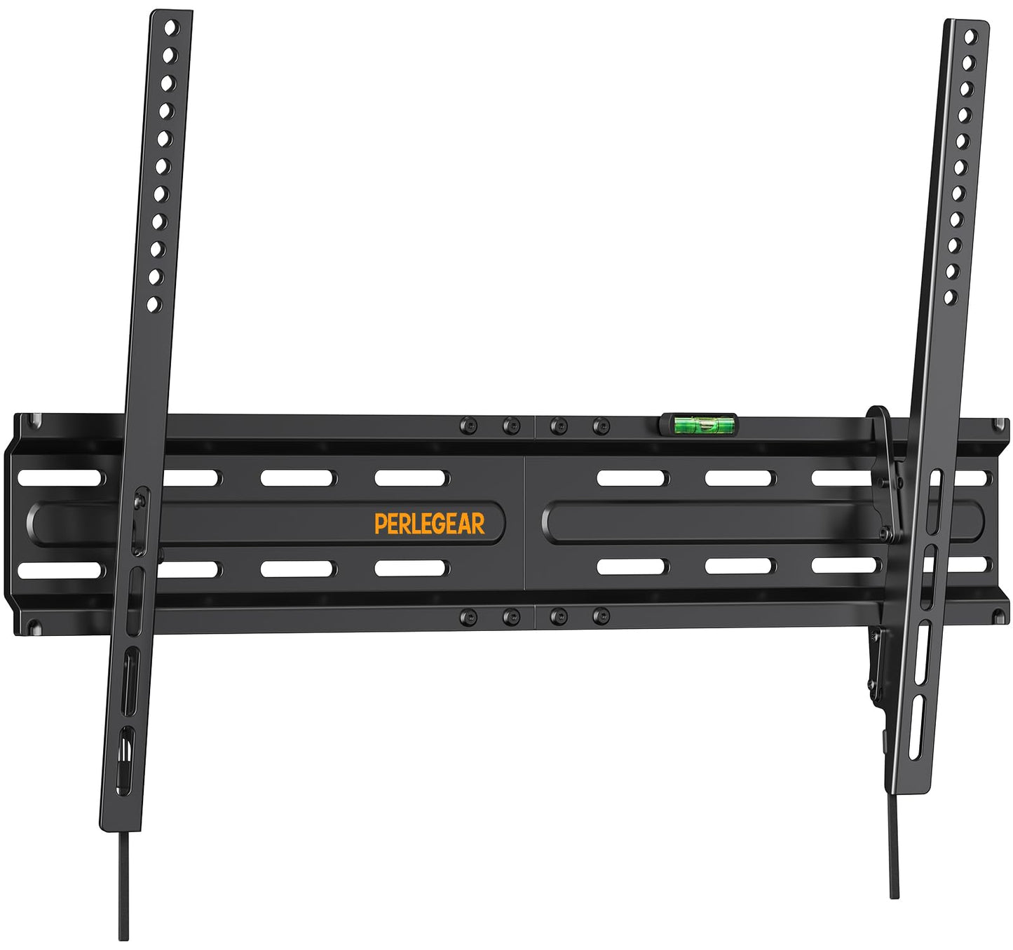 Perlegear TV Wall Bracket for Most 37–82 inch LCD LED OLED Flat Curved TVs up to 45kg, Low Profile Tilt Wall Brackets, Ultra Slim Heavy-Duty TV Wall Mount with Max VESA 600x400mm, PGLT4