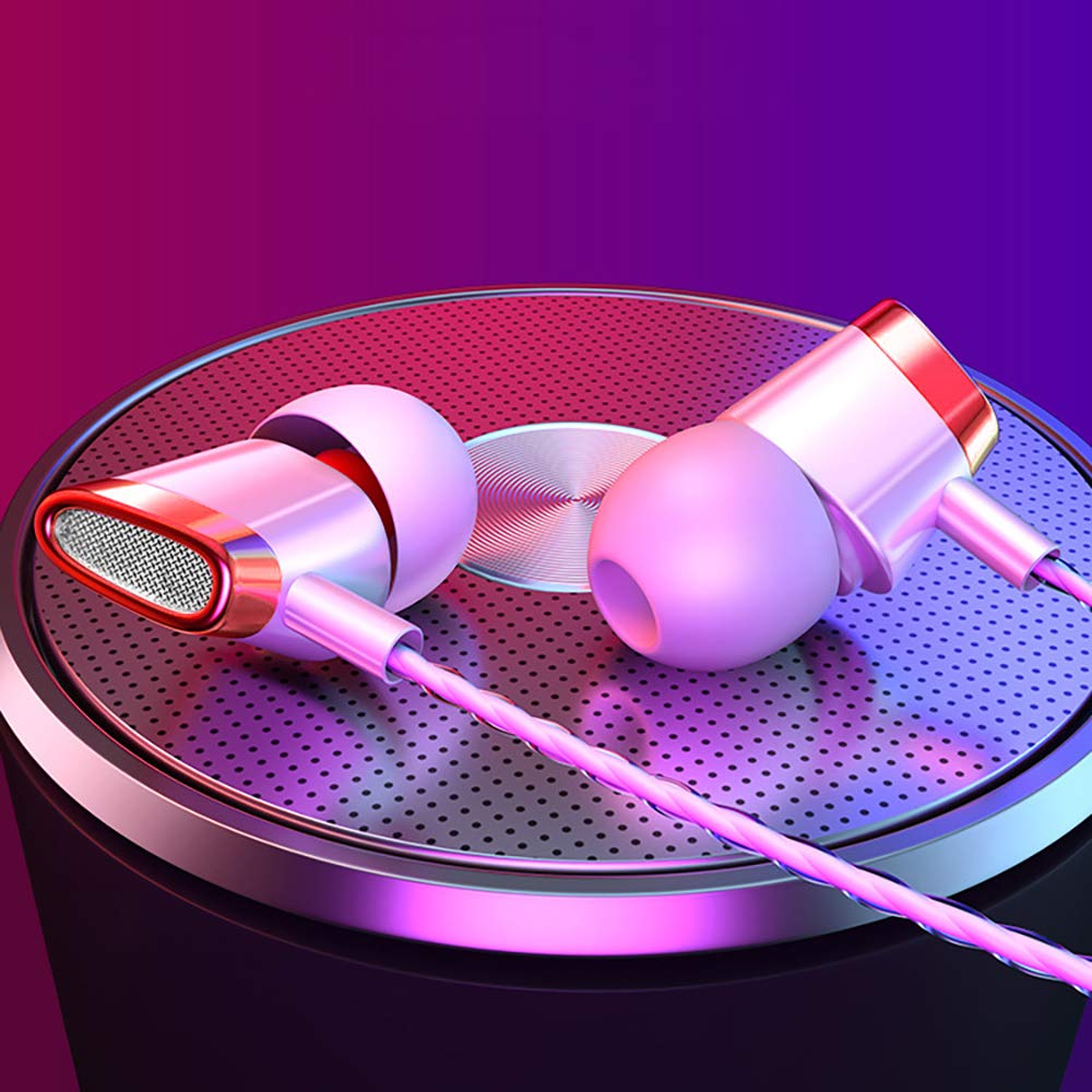 CBGGQ 4 Packs Earphones, Noise Isolating In-Ear Headphones with Pure Sound and Powerful Bass, Earbuds with Microphone & Volume Control, Headphones for iOS and Android Smartphones, Laptops, Gaming,etc