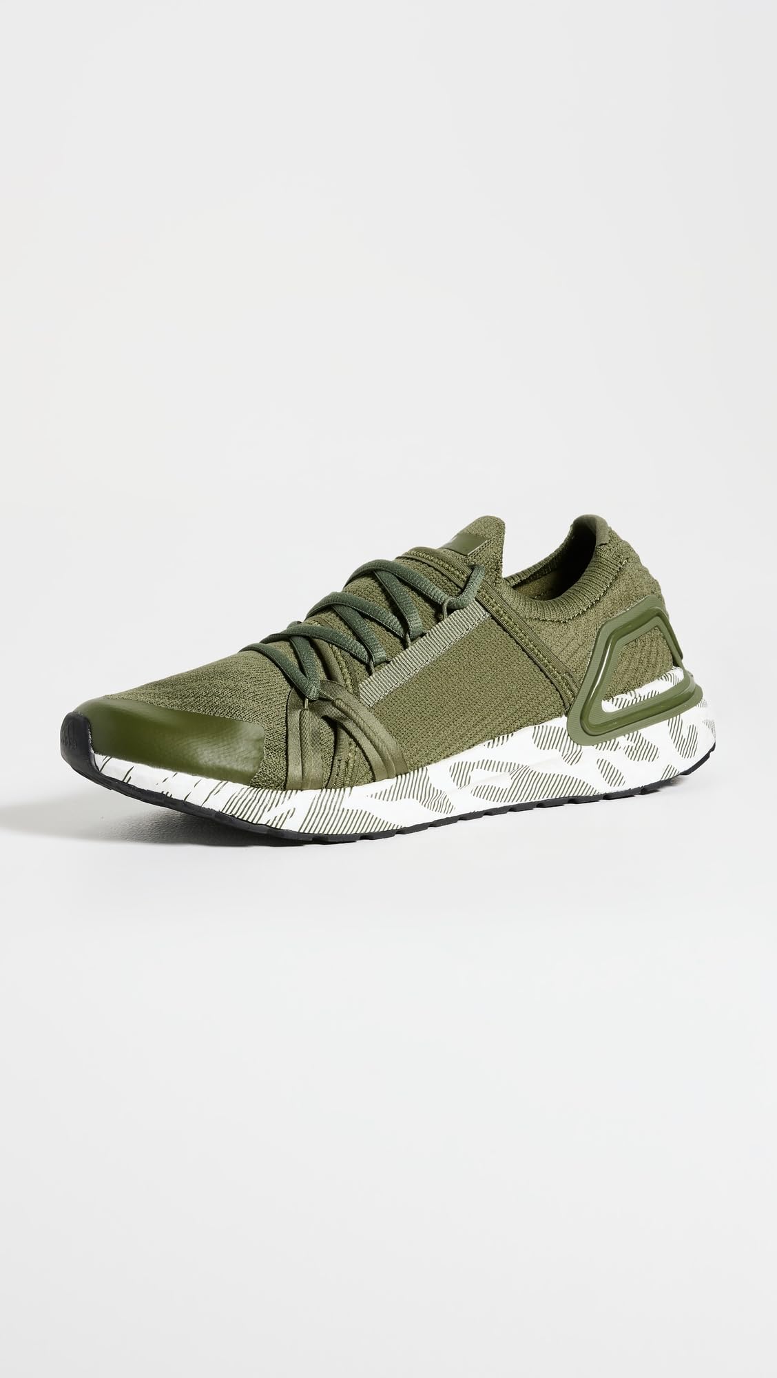 adidas by Stella McCartney Ultraboost 20 Shoes Women's, Trace Khaki, 5.5 UK