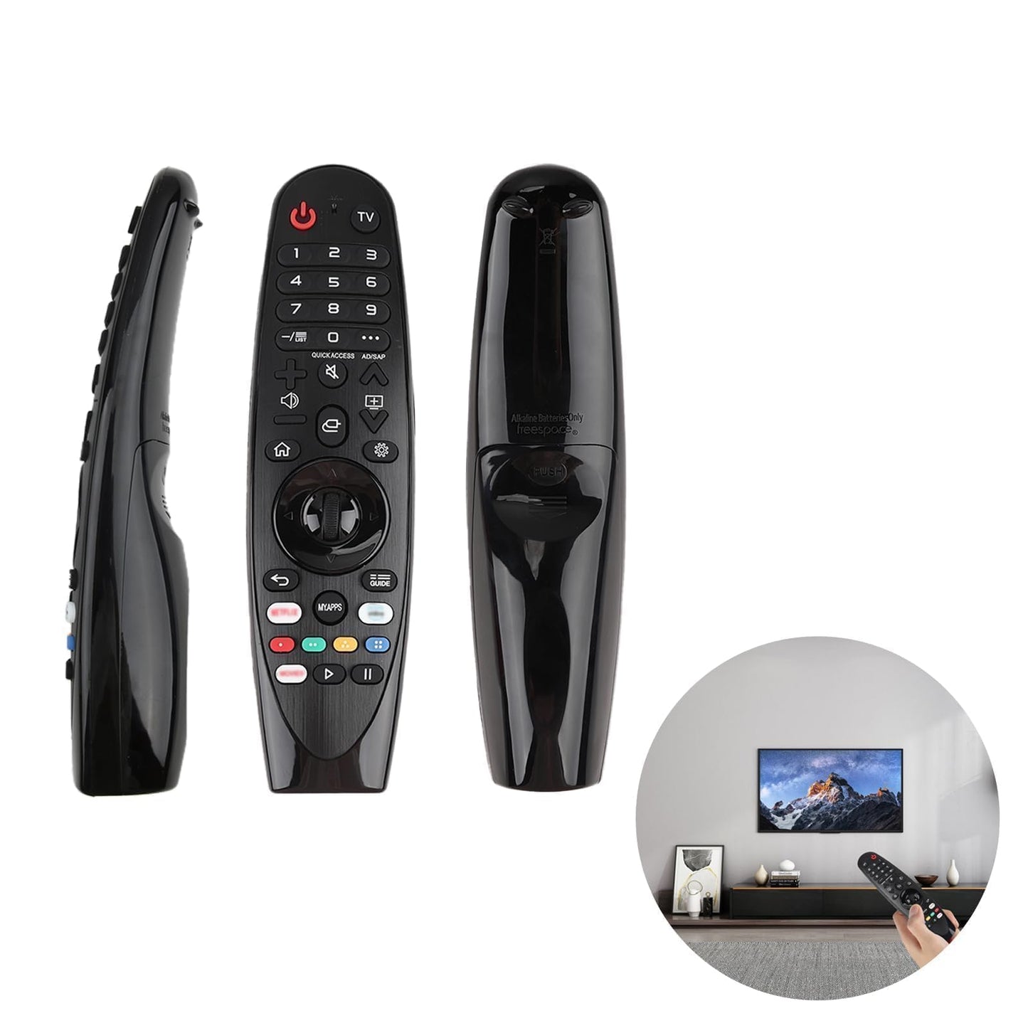 Universal Remote Control for LG Smart TV, AN-MR20GA Remote Control Replacement Fit for All Models of LG TV, HD, LCD, LED, HDTV, UHD, OLED, 3D, 4K AKB75855501/AKB75855502(No Voice/Pointer Functions)