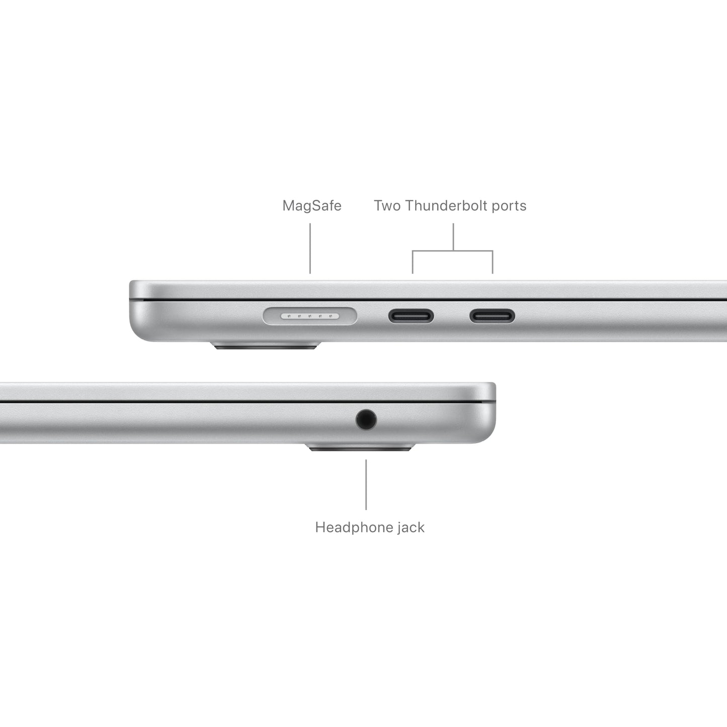 Apple 2024 MacBook Air 15-inch Laptop with M3 chip: 15.3-inch Liquid Retina Display, 16GB Unified Memory, 256GB SSD Storage, Backlit Keyboard, 1080p FaceTime HD Camera, Touch ID; Silver