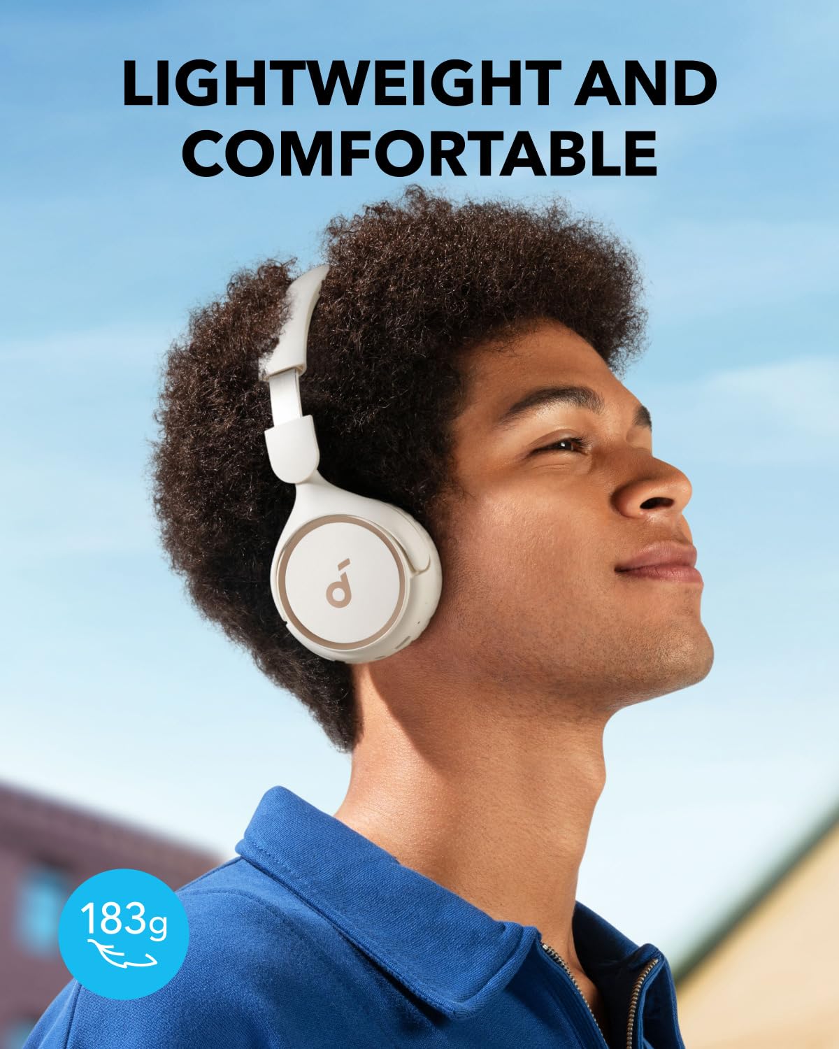 soundcore By Anker H30i Wireless On-Ear Headphones, Foldable Design, Pure Bass, 70H Playtime, Bluetooth 5.3, Lightweight and Comfortable, App Connectivity, Multipoint Connection