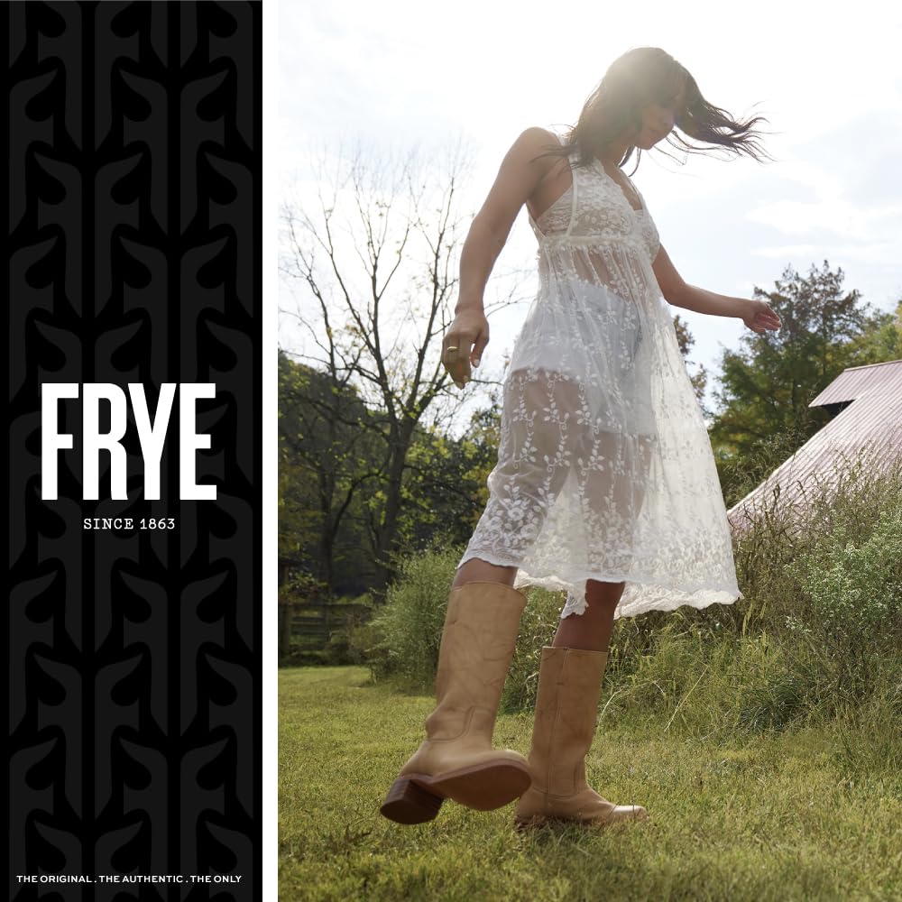 Frye Women's Campus Cowboy Boots Banana 6 UK