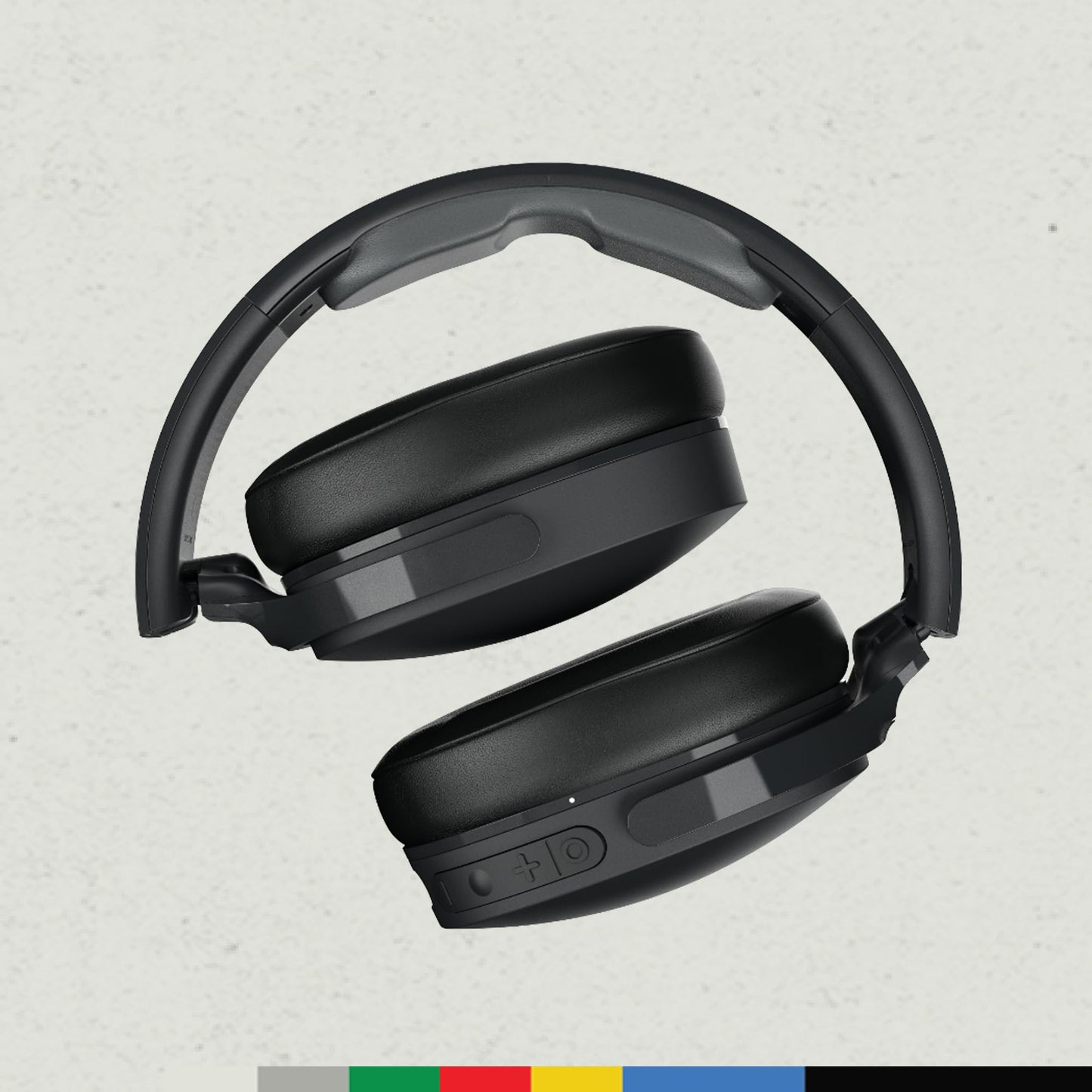 Skullcandy Hesh ANC Over-Ear Noise Cancelling Wireless Headphones, 22 Hr Battery, Microphone, Works with iPhone Android and Bluetooth Devices - True Black