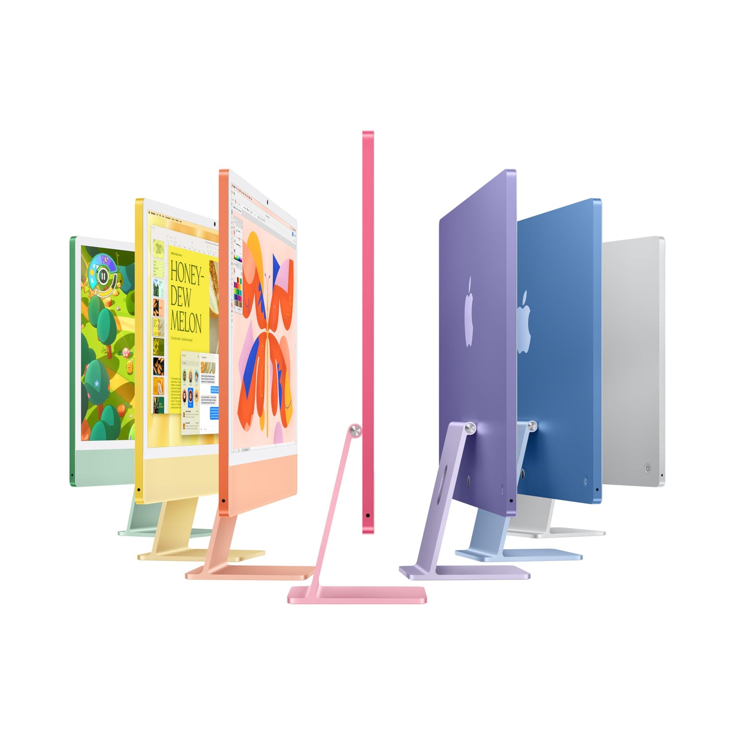 Apple iMac All-in-One Desktop Computer with M4 chip with 10-core CPU and 10-core GPU: Built for Apple Intelligence, 24-inch Retina Display, 16GB Unified Memory, 512GB SSD storage; Pink