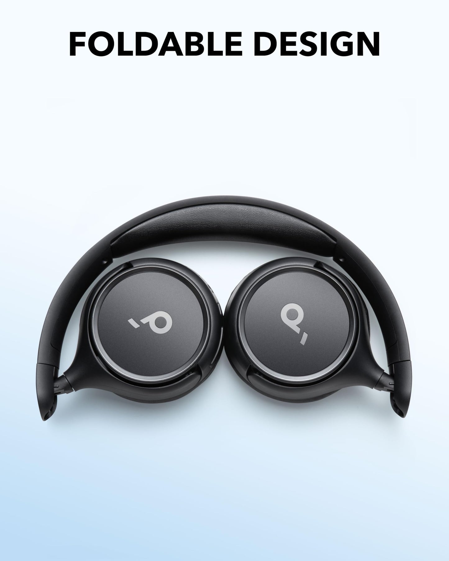 soundcore By Anker H30i Wireless On-Ear Headphones, Foldable Design, Pure Bass, 70H Playtime, Bluetooth 5.3, Lightweight and Comfortable, App Connectivity, Multipoint Connection