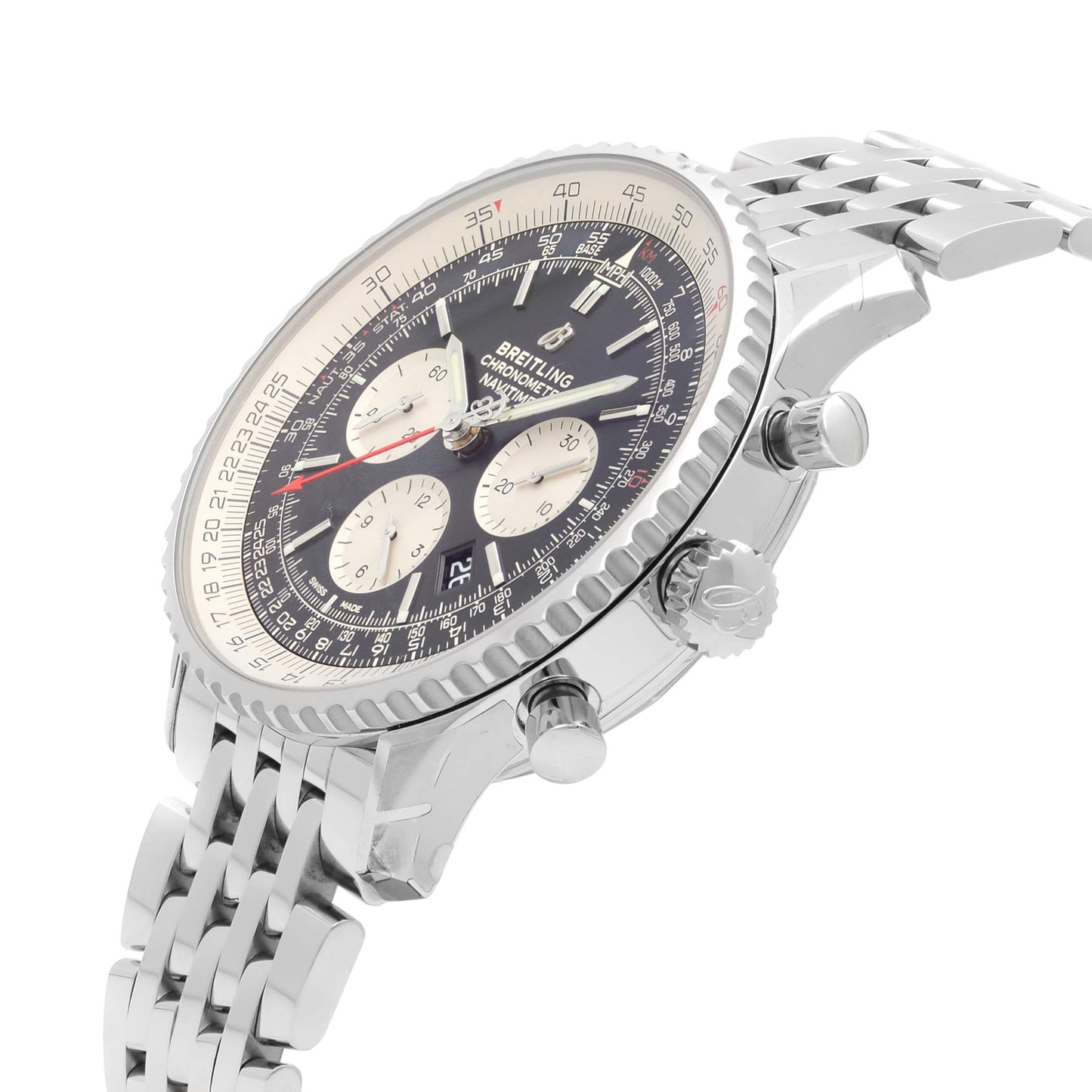 Breitling Navitimer 1 B01 Chronograph 46 Luxury Men's Watch AB0127211B1A1, Chronograph