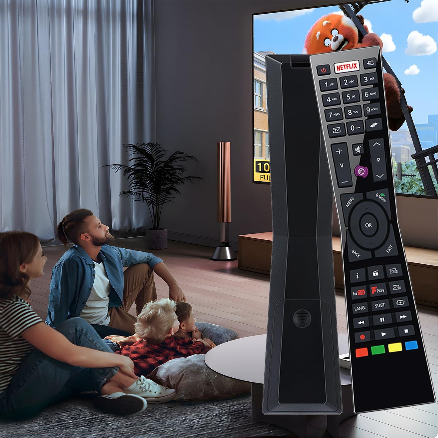 Replacement JVC Remote Control RM-C3231 for JVC Smart 4K LED TV LT-32C670 LT-32C661 LT-32C660 LT-55C860 LT-24C660 LT-32C661 LT-49C770 with Netflix Youtube Button - No Setup Required
