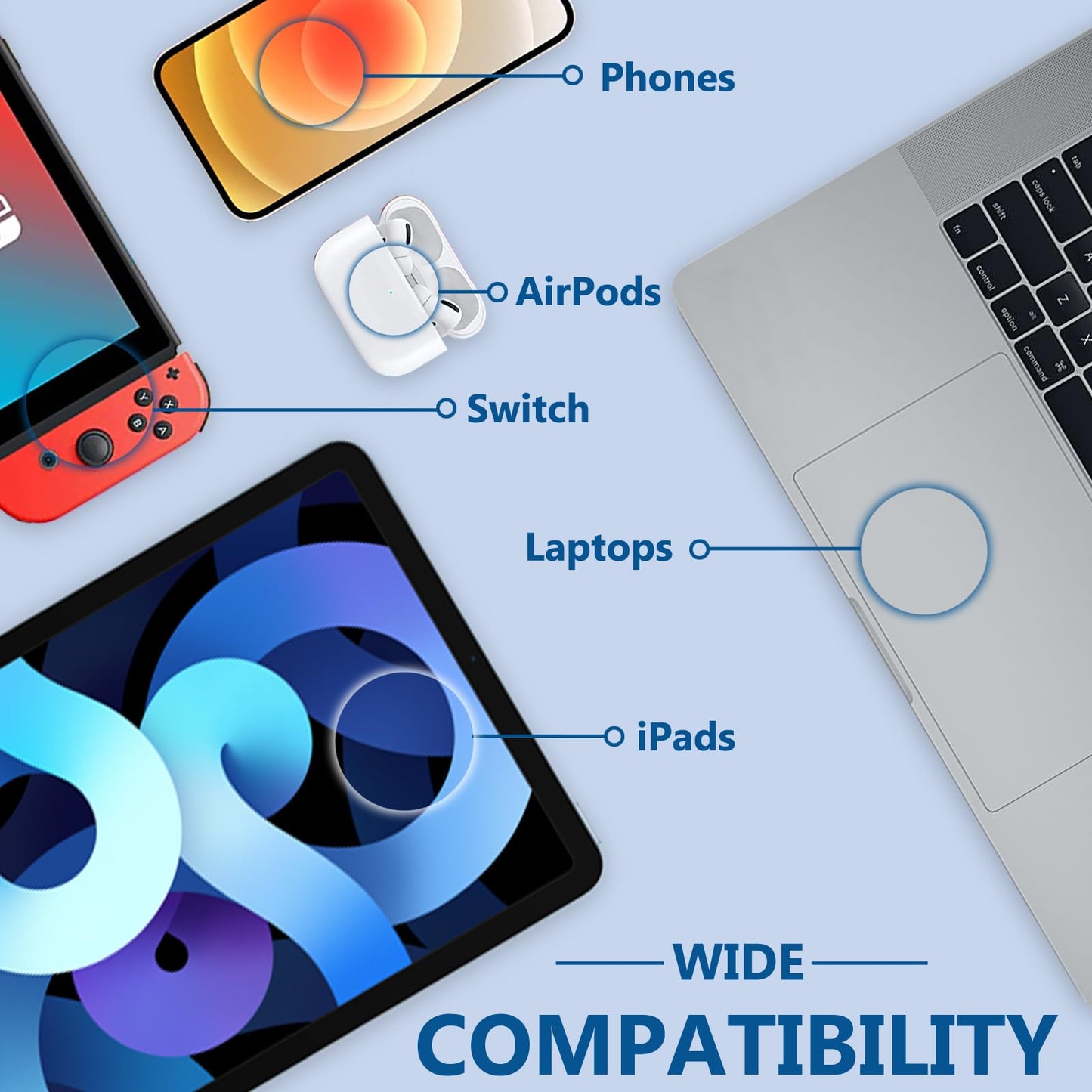 100W USB C Super Fast Charger,Mac Book Pro Charge, Laptop Charger for Mac Book Pro/Air, Compatible with Ma cBook Pro 16,15,14,13 inch, iPad Pro and all USB C devices, Type C 2M Cable