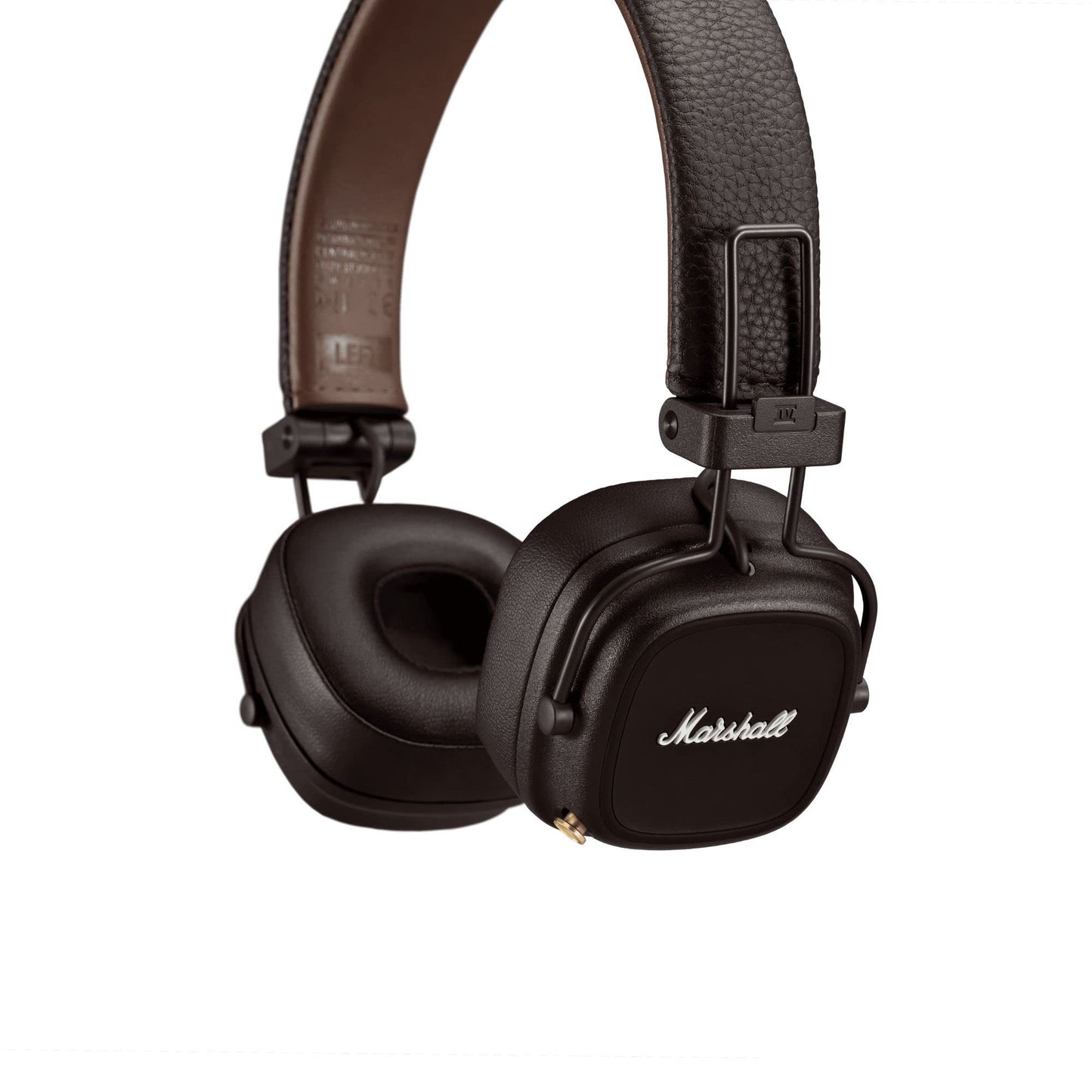Marshall Major IV On Ear Bluetooth Headphones, Wireless Earphones, Foldable, 80 Hours Wireless playtime- Brown