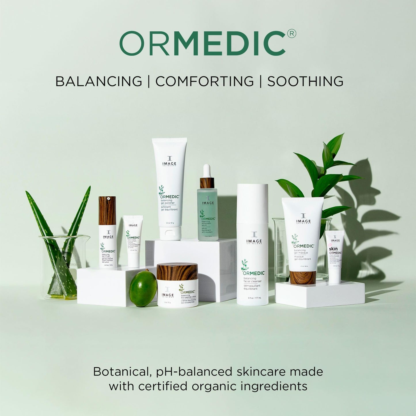 IMAGE Skincare, ORMEDIC pH Balancing Facial Cleanser, Mild Foaming and Hydrating Face Wash with Aloe Vera, 177 mL