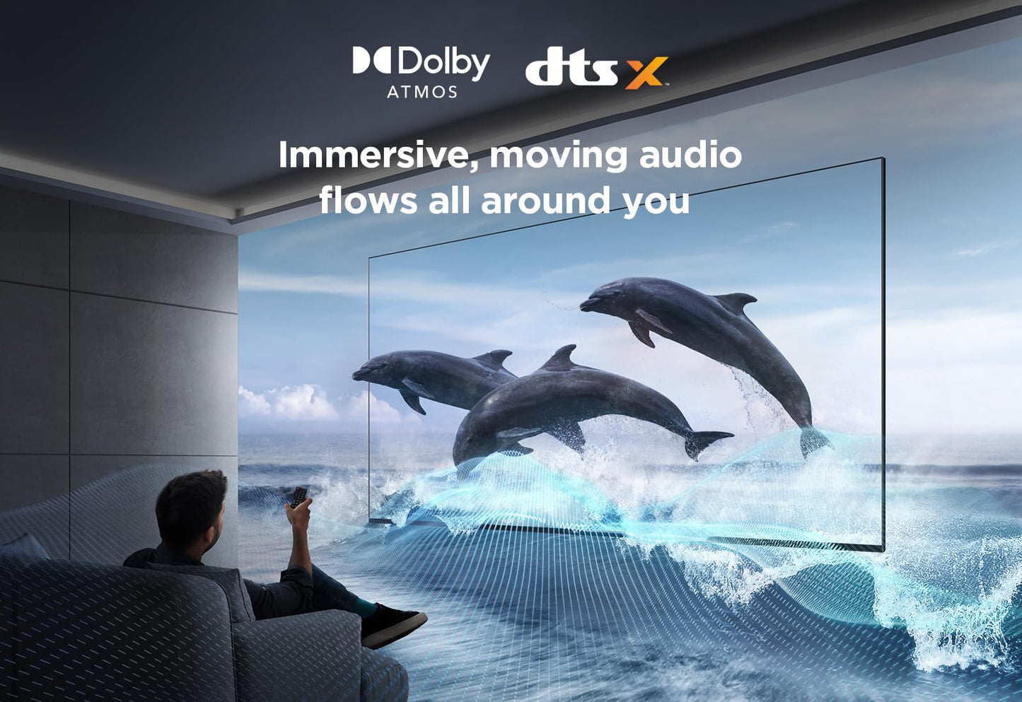 TCL 43PF650K 43-inch 4K Ultra HD, HDR TV, Smart LED Fire TV (Dolby Vision, Dolby Atmos, DTS, HDR 10, Alexa built-in, Airplay2, Miracast)