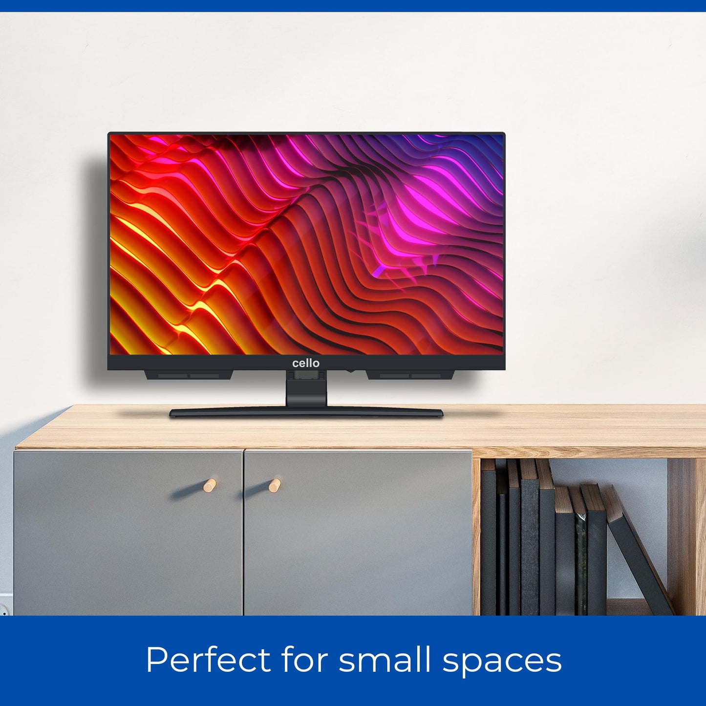 Cello C1924SH 19″ Digital LED Frameless TV with Freeview and Built In Satellite Receiver DVB-S2 Pitch Perfect Speakers with USB for recording from Live TV. Made In The UK New 2024
