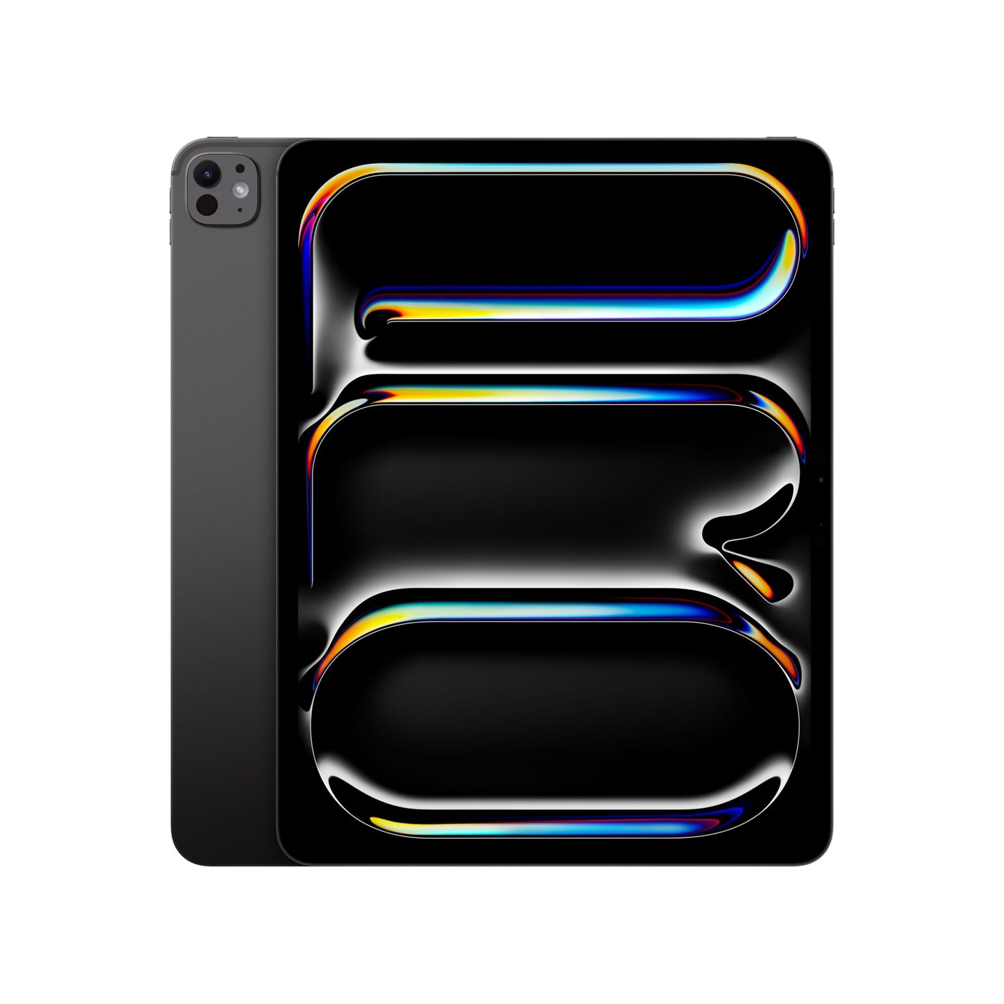 Apple iPad Pro 13-inch (M4): Ultra Retina XDR display, 256GB, Landscape 12MP Front Camera/12MP Back Camera, LiDAR scanner, Wi-Fi 6E, Face ID, All-Day Battery Life, Standard glass - Space Black