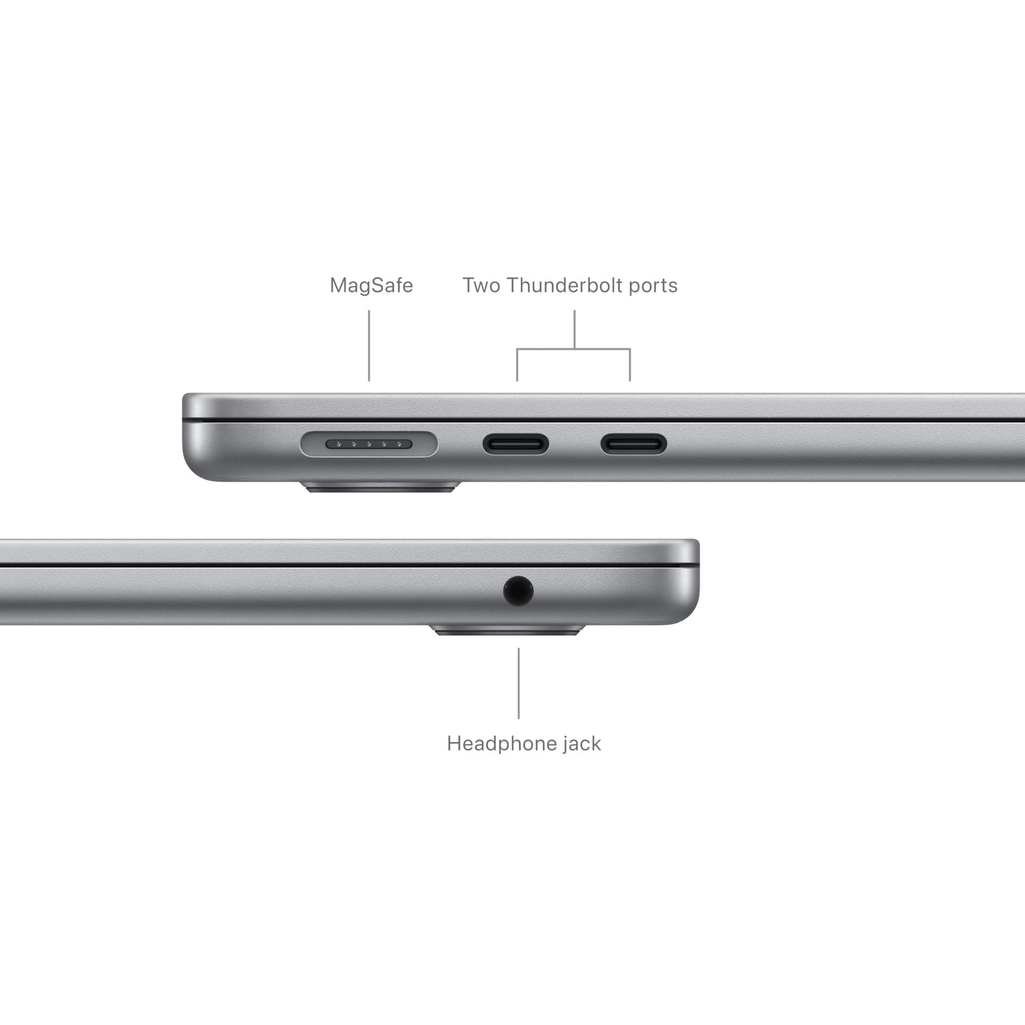 Apple 2024 MacBook Air 13-inch Laptop with M3 chip: 13.6-inch Liquid Retina Display, 8GB Unified Memory, 256GB SSD Storage, Backlit Keyboard, 1080p FaceTime HD Camera, Touch ID; Space Grey
