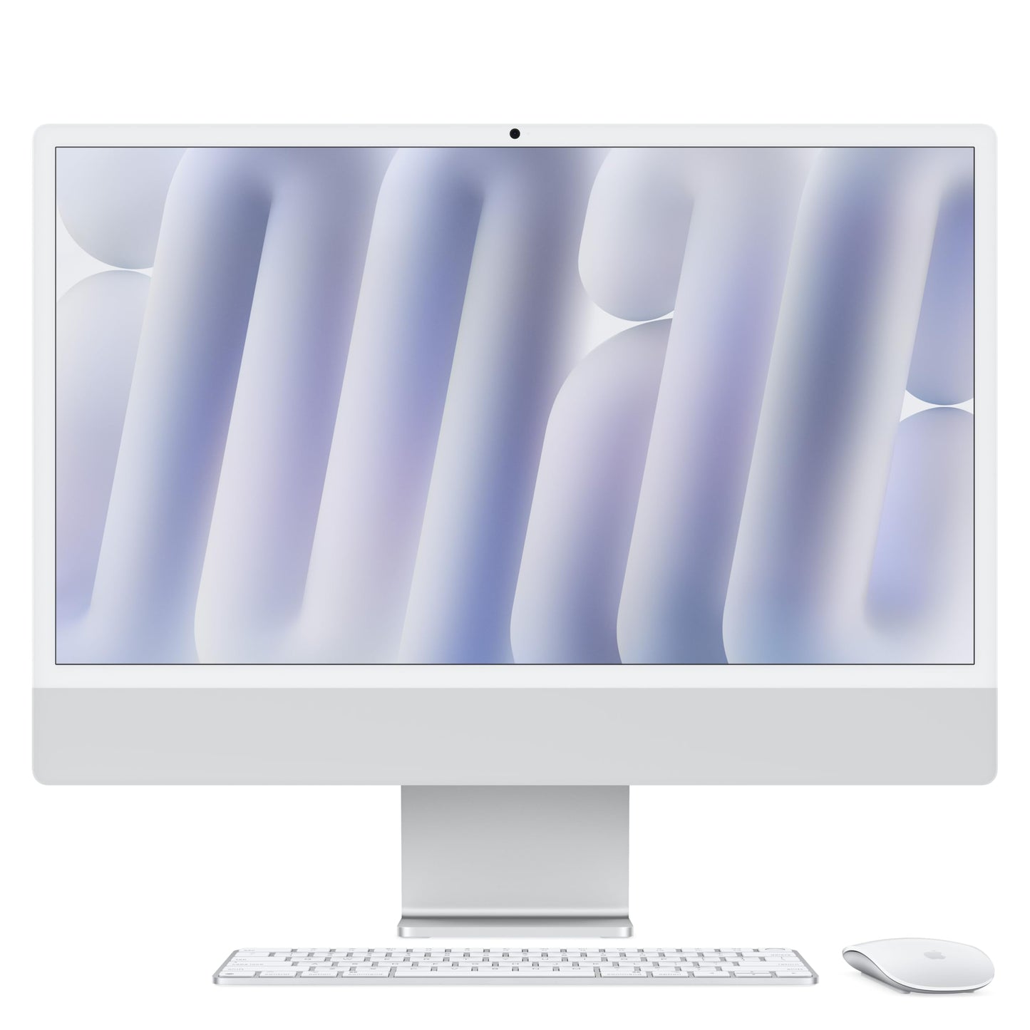 Apple iMac All-in-One Desktop Computer with M4 chip with 10-core CPU and 10-core GPU: Built for Apple Intelligence, 24-inch Retina Display, 16GB Unified Memory, 512GB SSD storage; Silver