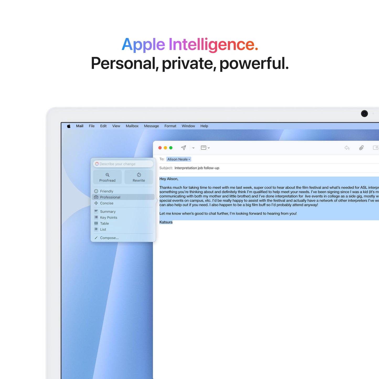 Apple iMac All-in-One Desktop Computer with M4 chip with 10-core CPU and 10-core GPU: Built for Apple Intelligence, 24-inch Retina Display, 16GB Unified Memory, 256GB SSD storage; Blue