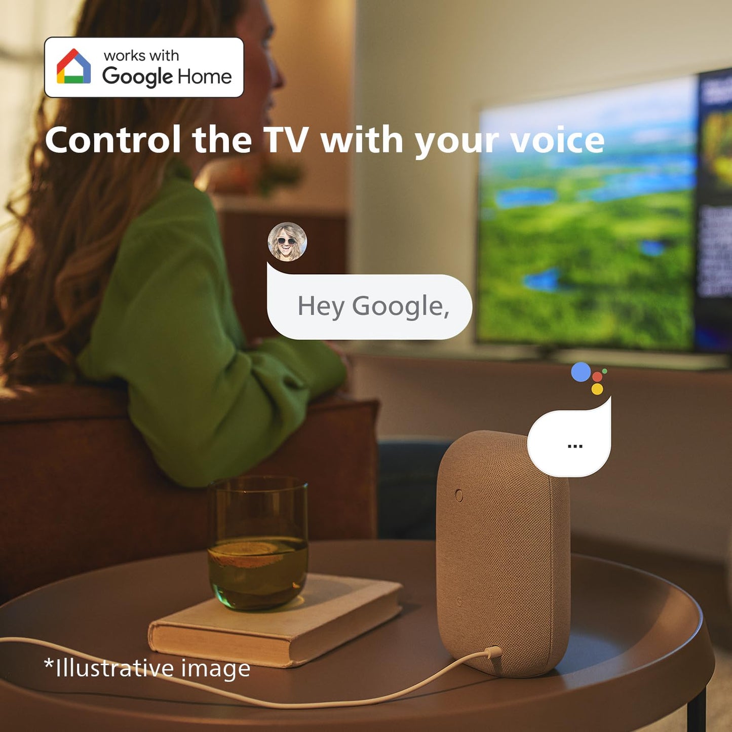 Philips 65PUS7009 4K LED Smart TV - 65 Inch Display with Pixel Precise Ultra HD Titan OS Platform and Dolby Atmos Sound, Works with Alexa and Google Voice Assistant - Black