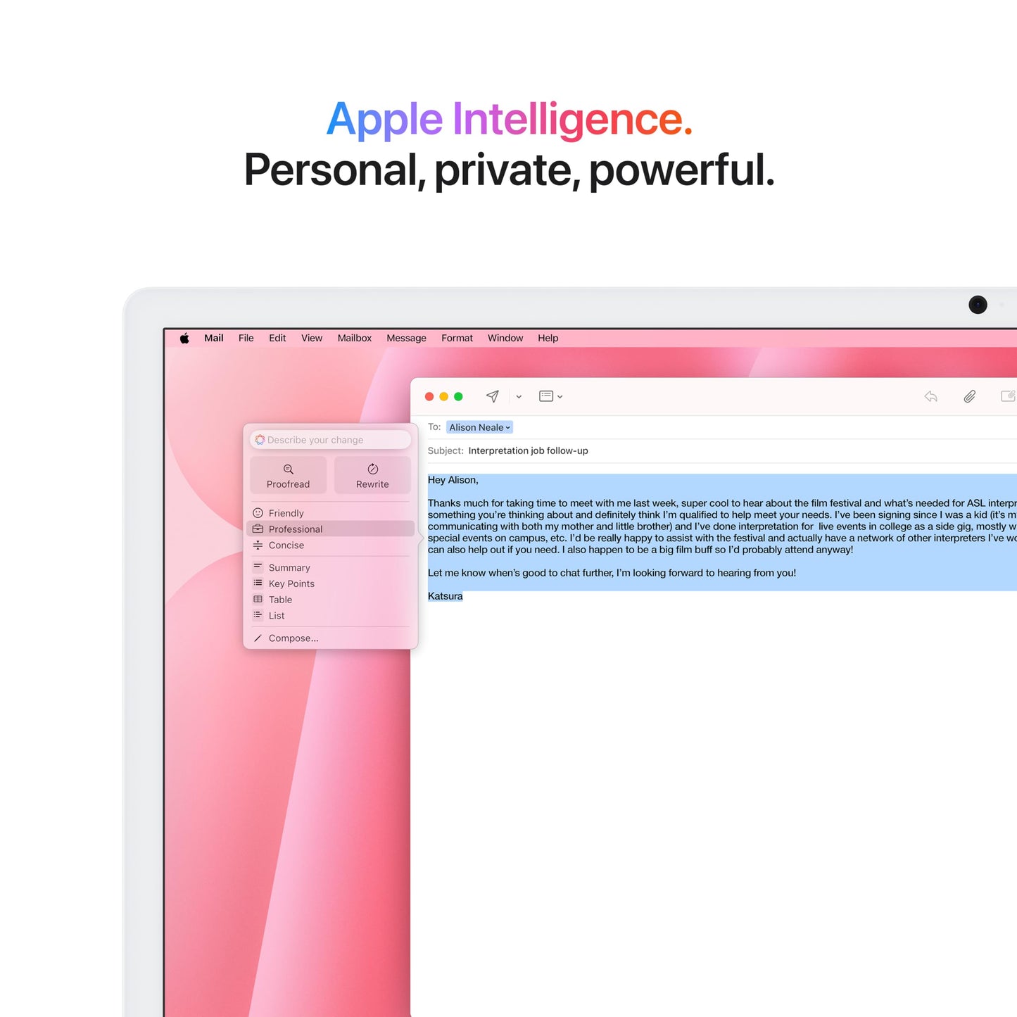 Apple iMac All-in-One Desktop Computer with M4 chip with 10-core CPU and 10-core GPU: Built for Apple Intelligence, 24-inch Retina Display, 16GB Unified Memory, 512GB SSD storage; Pink