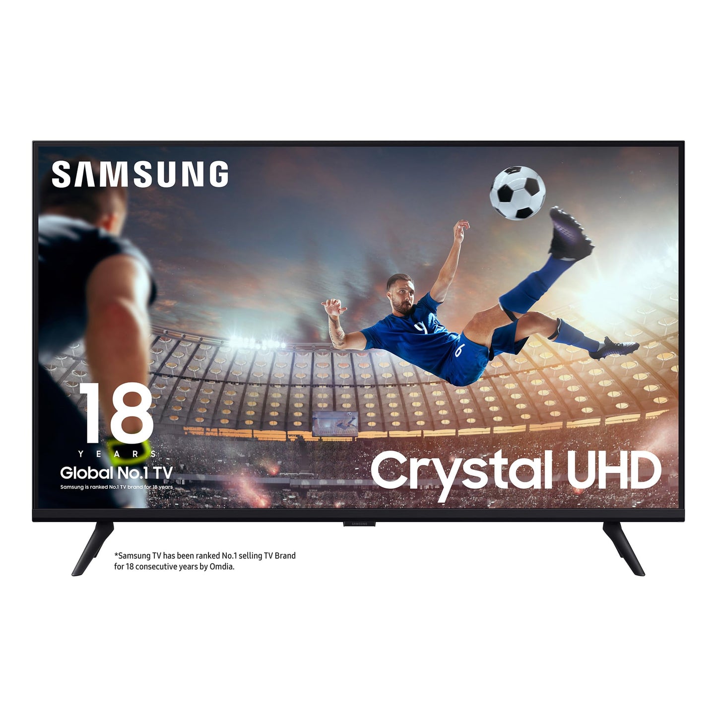 Samsung CU7000 Crystal UHD 4K 43" Smart TV, With Object Tracking Sound Lite, Gaming Hub, Crystal Processor 4K, Smart TV powered by Tizen, UE43CU7020KXXU, English Model (2024)