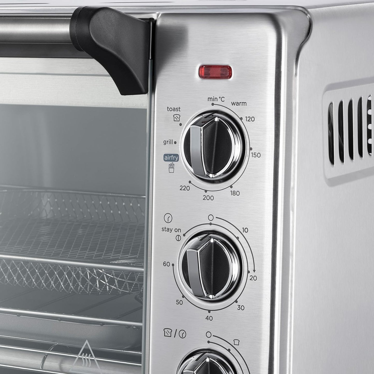 Russell Hobbs 20L Oven 5-in-1 Rapid Hot Air Fryer, Mini Oven, Grill, Toaster, Warming Function, Timer, Energy Saving, Pizza Diameter 30cm, Incs. Frying Basket, Baking Tray & Grill Rack, 26680