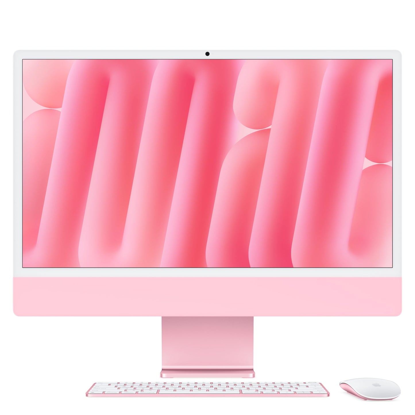 Apple iMac All-in-One Desktop Computer with M4 chip with 10-core CPU and 10-core GPU: Built for Apple Intelligence, 24-inch Retina Display, 16GB Unified Memory, 512GB SSD storage; Pink