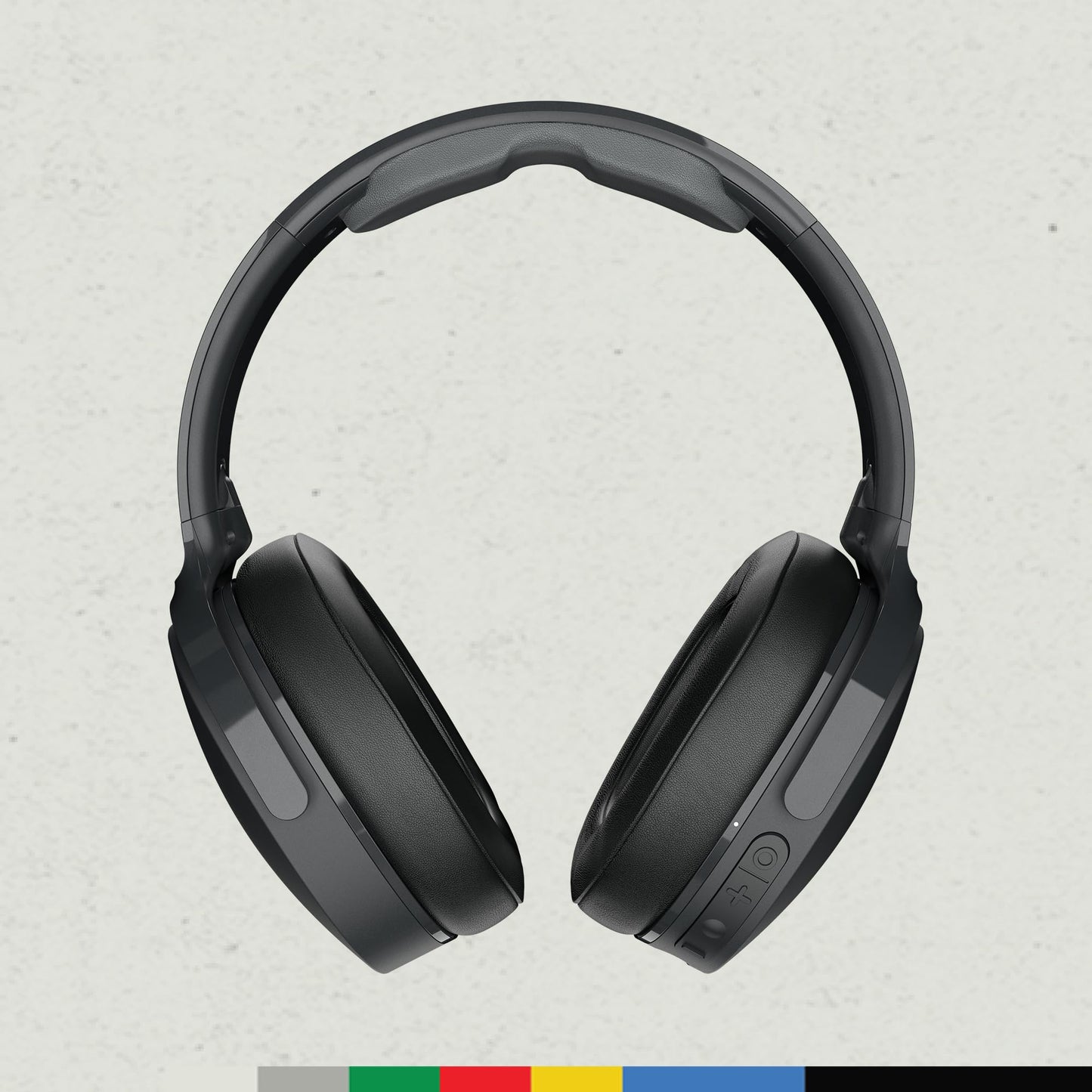 Skullcandy Hesh ANC Over-Ear Noise Cancelling Wireless Headphones, 22 Hr Battery, Microphone, Works with iPhone Android and Bluetooth Devices - True Black