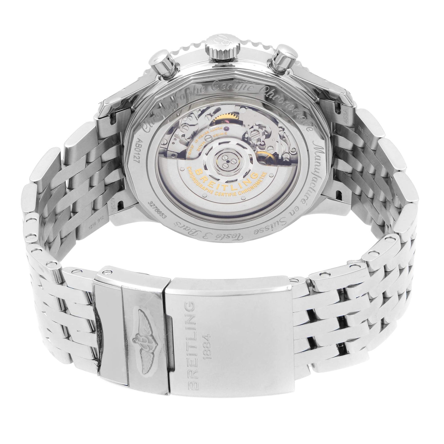 Breitling Navitimer 1 B01 Chronograph 46 Luxury Men's Watch AB0127211B1A1, Chronograph