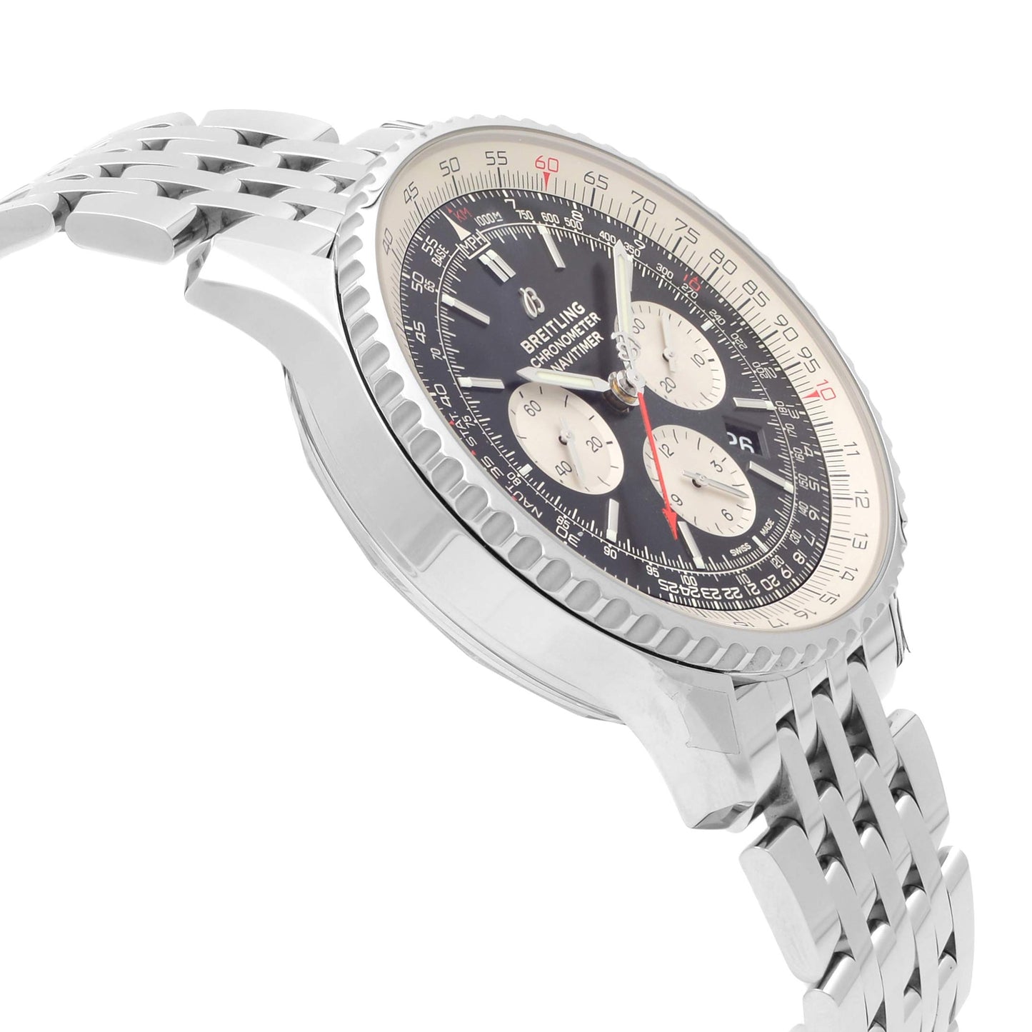 Breitling Navitimer 1 B01 Chronograph 46 Luxury Men's Watch AB0127211B1A1, Chronograph
