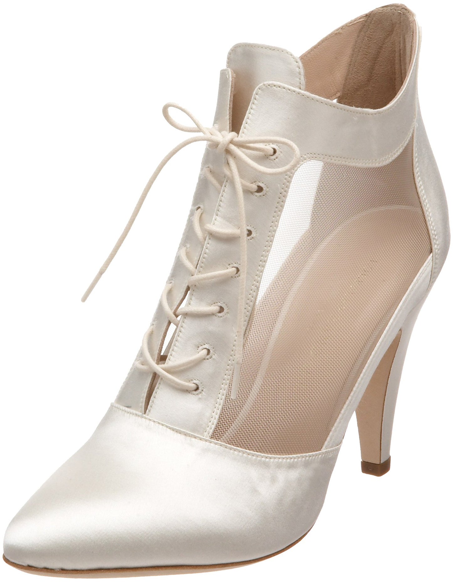 Loeffler Randall Women's Georgia Ankle Boot, White, 6 UK