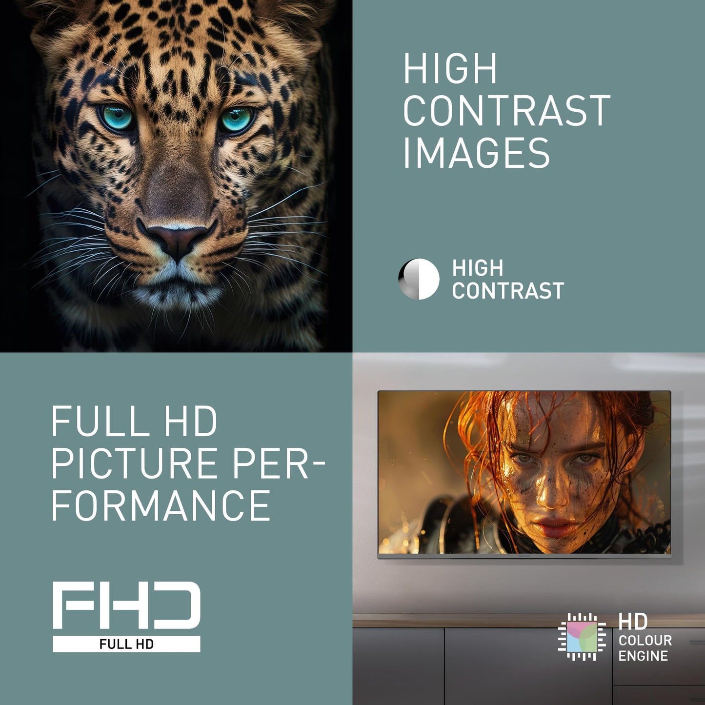 Panasonic TB-40S45AEY, S45 Series 40 inch Full HD LED Smart TV, 2024, TiVo, Google & Alexa Voice Control, Media Player, HDR, HDMI, For An Exceptional Visual Experience