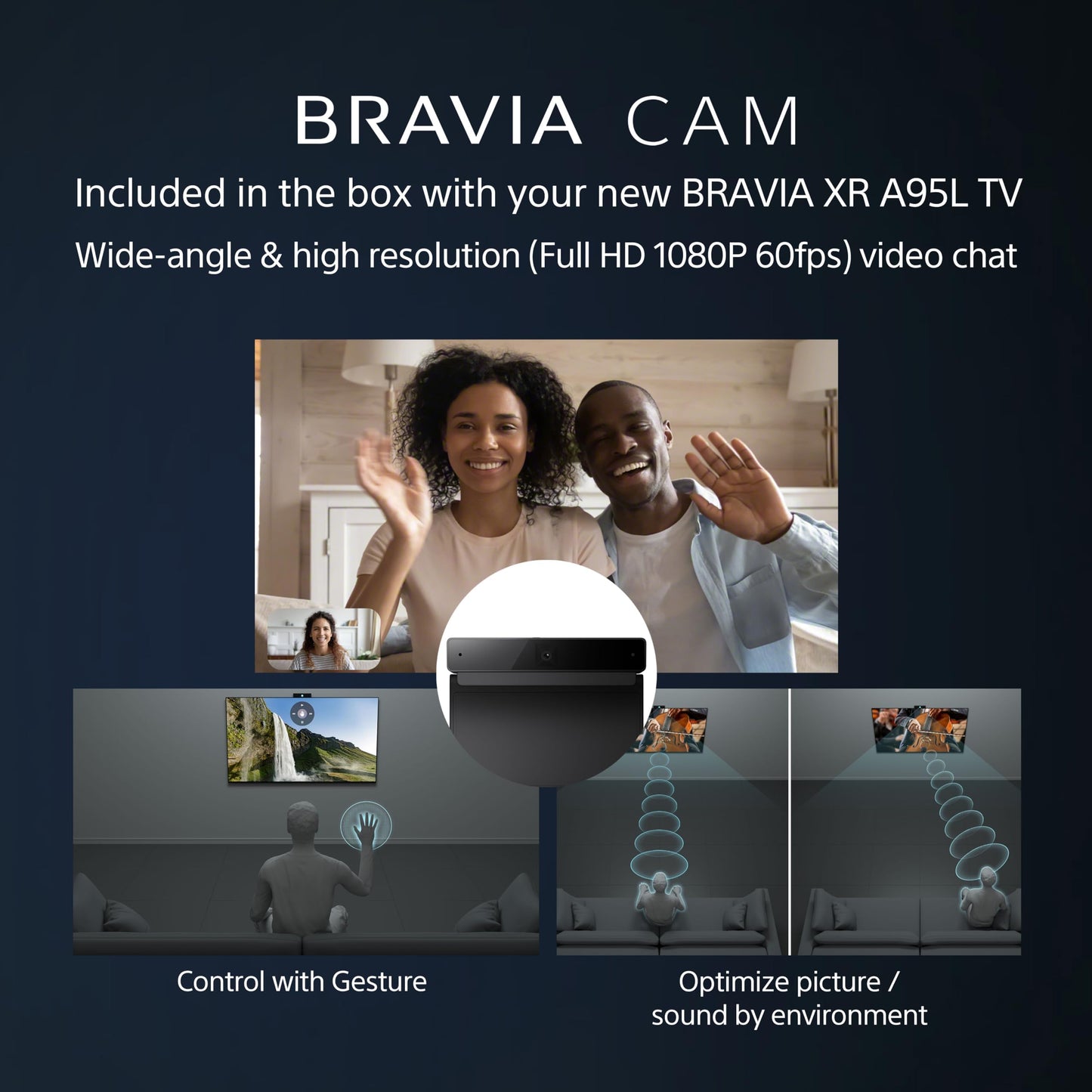 Sony BRAVIA XR, XR-77A95L, 77 Inch, QD-OLED, Smart TV, 4K HDR, Google TV, ECO PACK, BRAVIA CORE, Perfect for PlayStation5, Seamless Edge Design, 5 Year Warranty