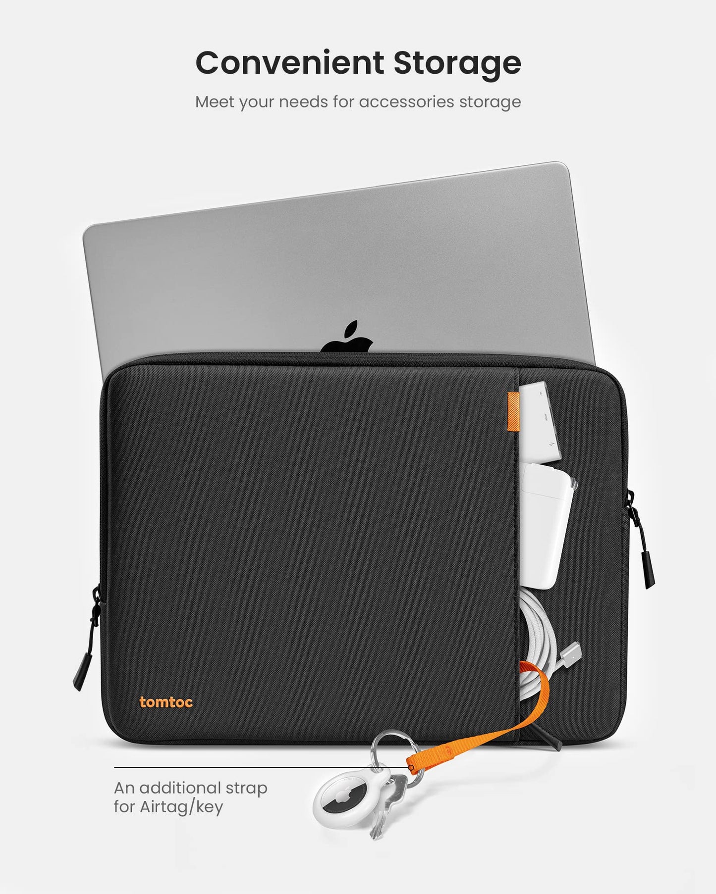 tomtoc 360° Protective Laptop Sleeve for 15-inch New MacBook Air M4/A3241 M3/A3114 M2/A2941 2025-2023, 15 Inch Surface Laptop 7/6/5/4/3, 15 MacBook Pro A1990 A1707, Water-Resistant MacBook Case