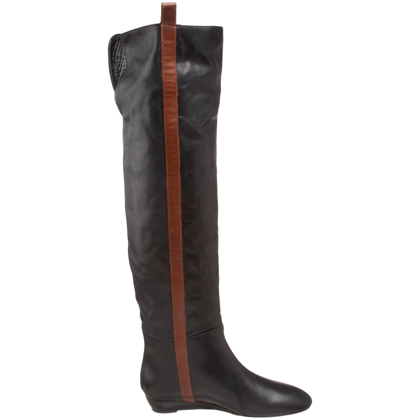 Loeffler Randall Women's Kenton Over-the-Knee Boot, Black/Tobacco, 4 UK